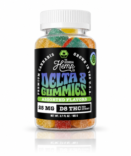 25mg Delta 8 Gummies • Assorted Flavors