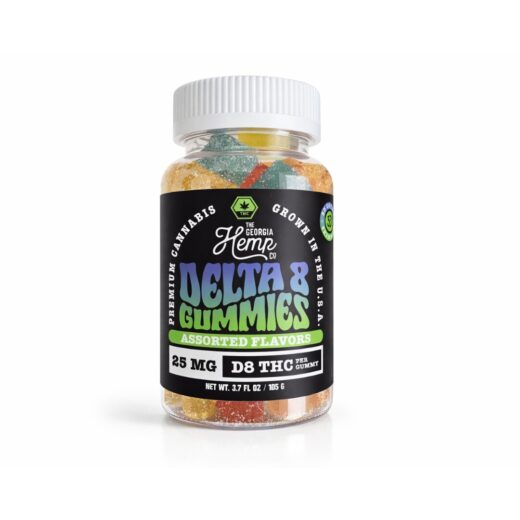25mg Delta 8 Gummies • Assorted Flavors
