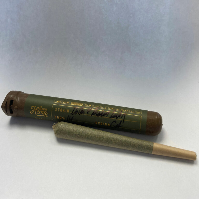 pre roll 1g blackberry kush delta 8 hemp flower