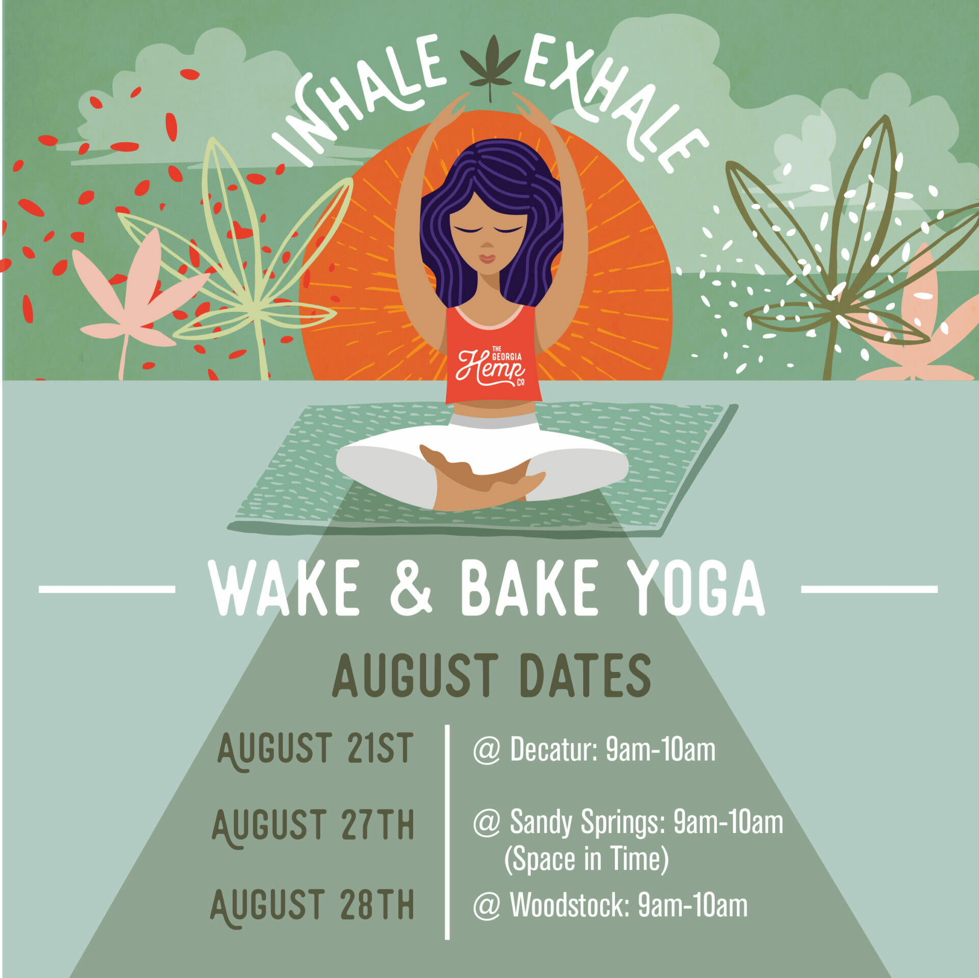 FREE Wake & bake Yoga Classes