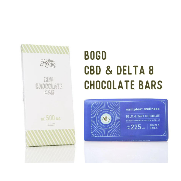 Get CBD & Delta 8 Chocolate Bars on BOGO