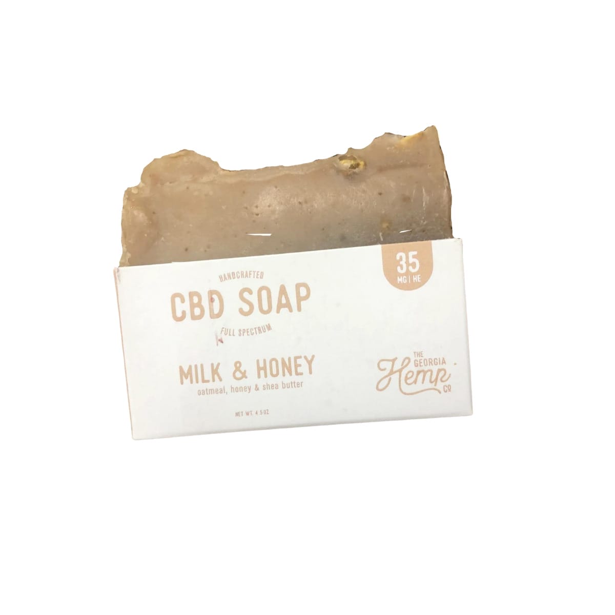 35mg CBD Hemp Soap - Milk & Honey