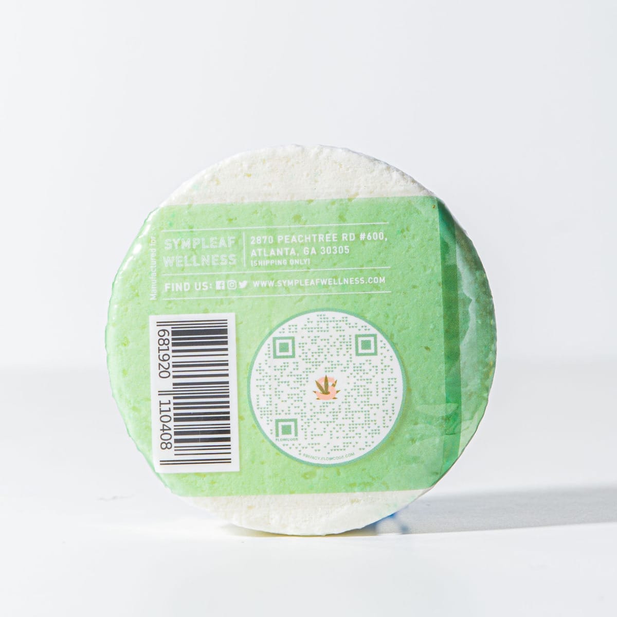 Sympleaf 100mg CBD Bath Bomb Puck - Rosemary Mint - Image 3