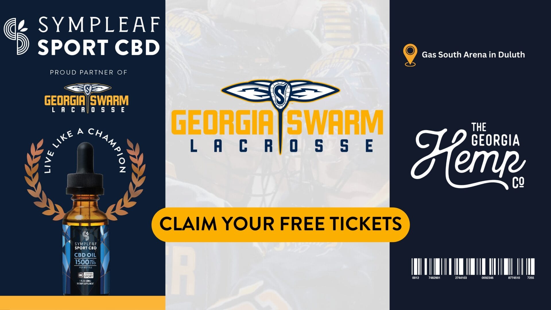 Score Big with Georgia Hemp Company: Free Tickets to Georgia Swarm Lacrosse!