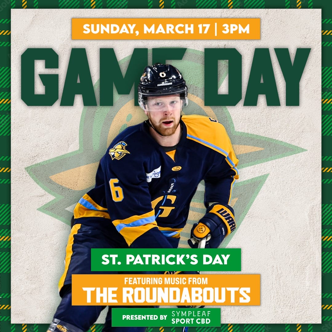 Get Ready to Go Green with the Atlanta Gladiators this St. Patrick’s Day! 🍀🎉
