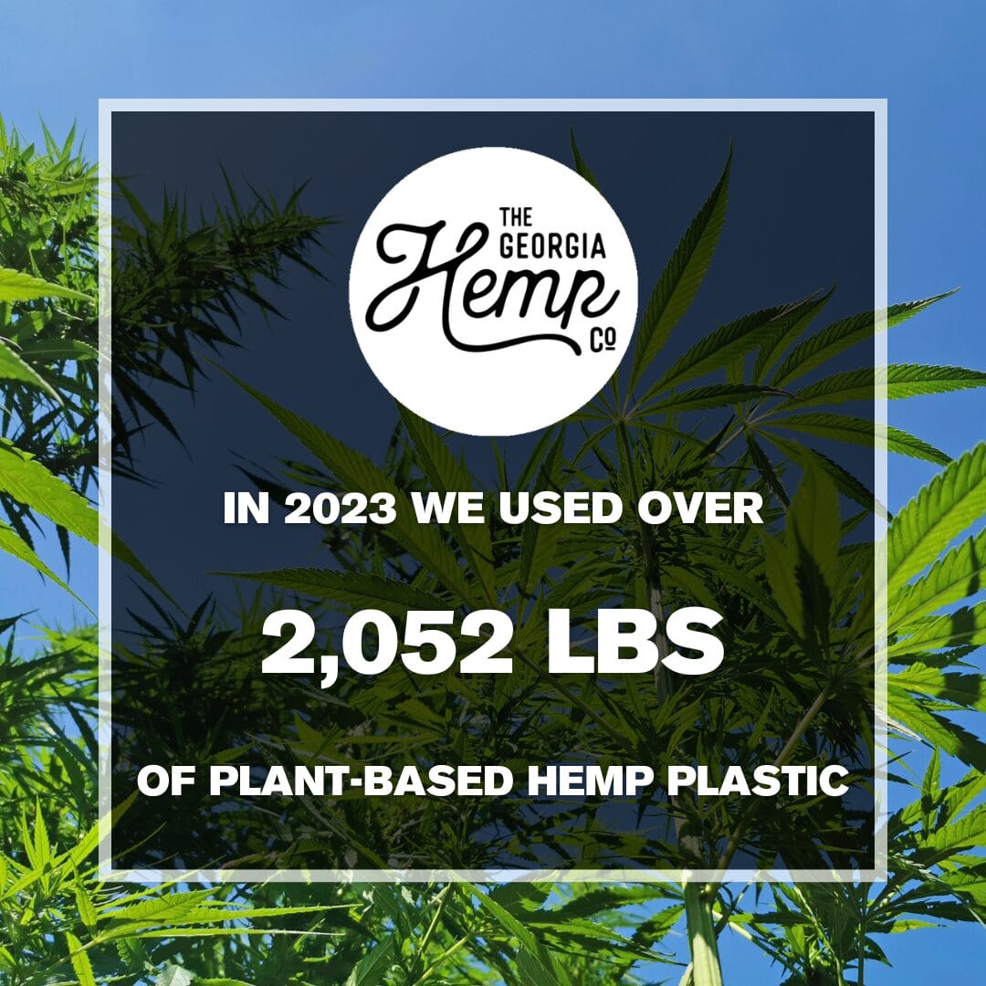 Celebrating Sustainability: The Georgia Hemp Company™ Leads the Way in Hemp Plastic Impact!