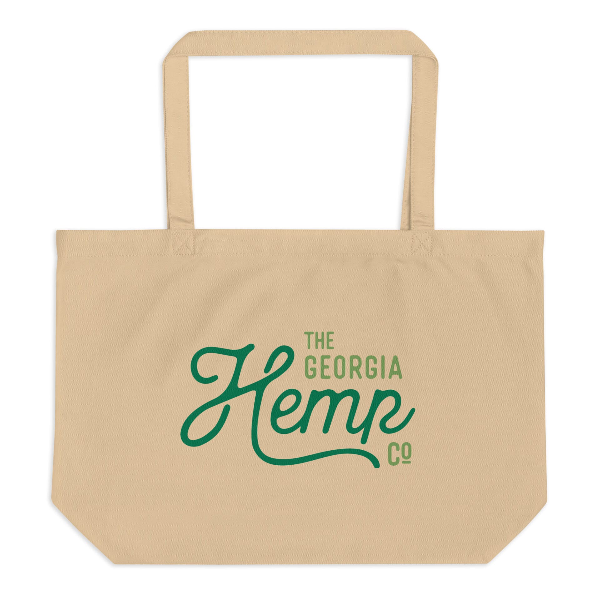 High There Large organic tote bag - Image 3
