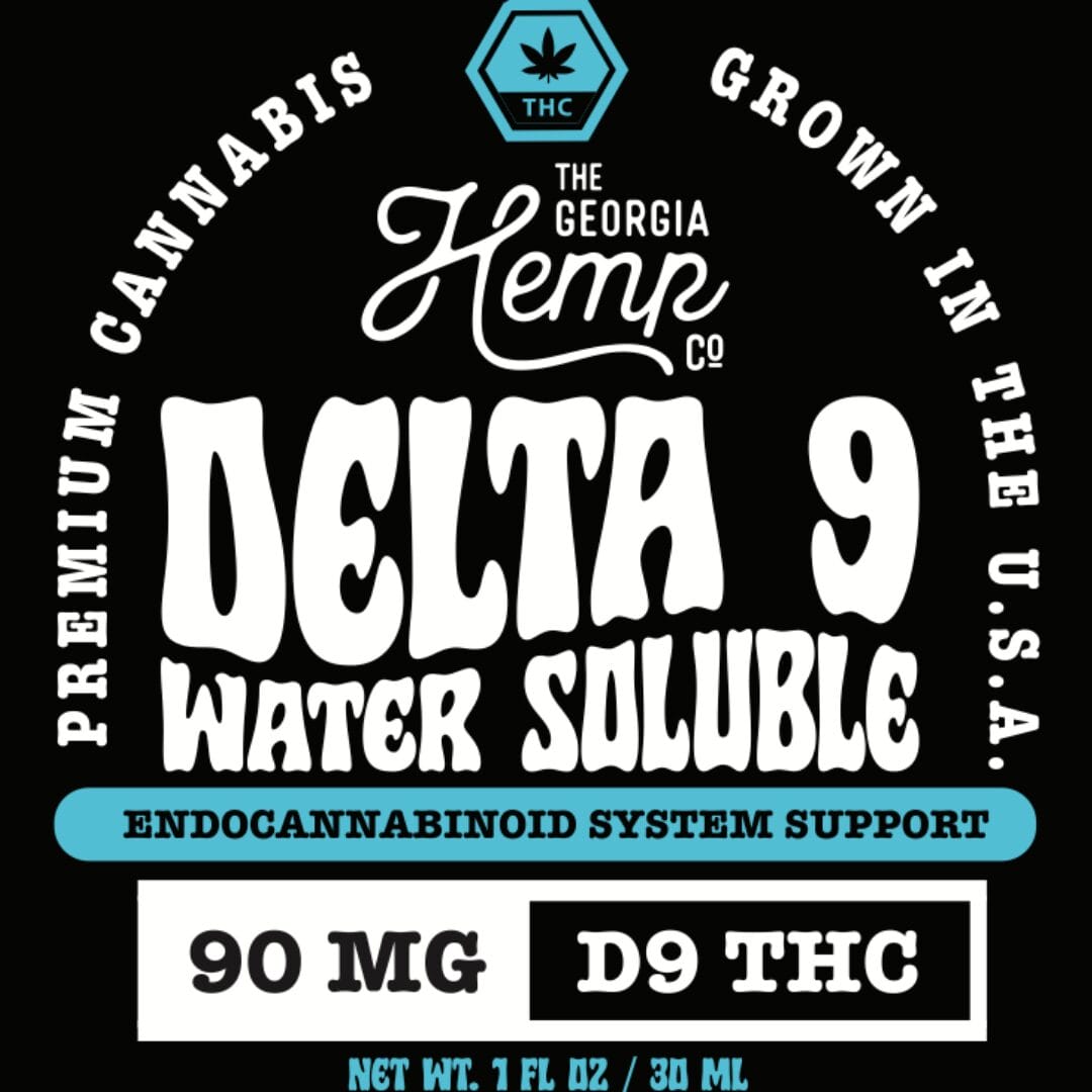 Elevate Every Sip: Discover The Georgia Hemp Company™ 90mg Delta 9 Water Soluble!