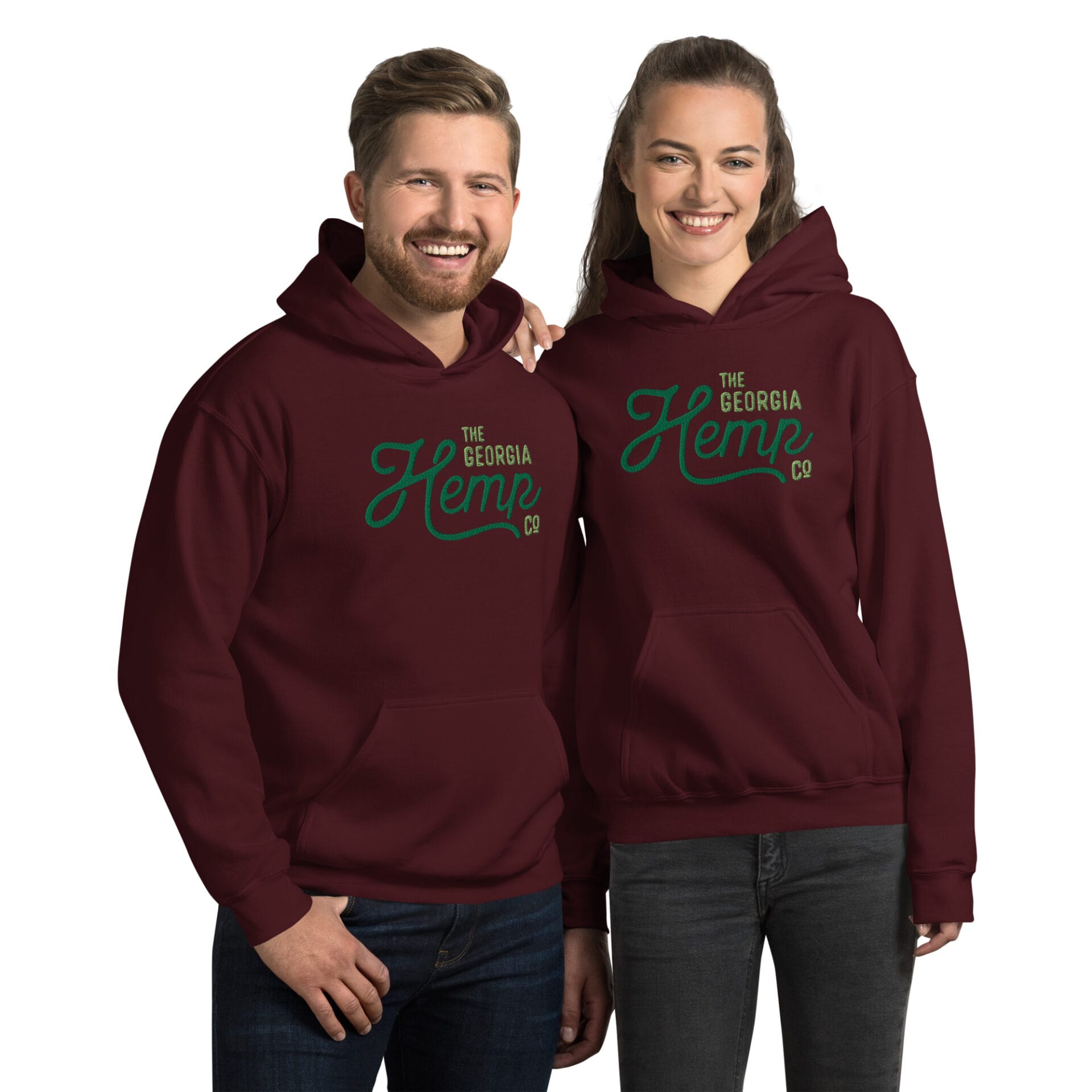 The Georgia Hemp Company Embroidered Unisex Hoodie - Image 3