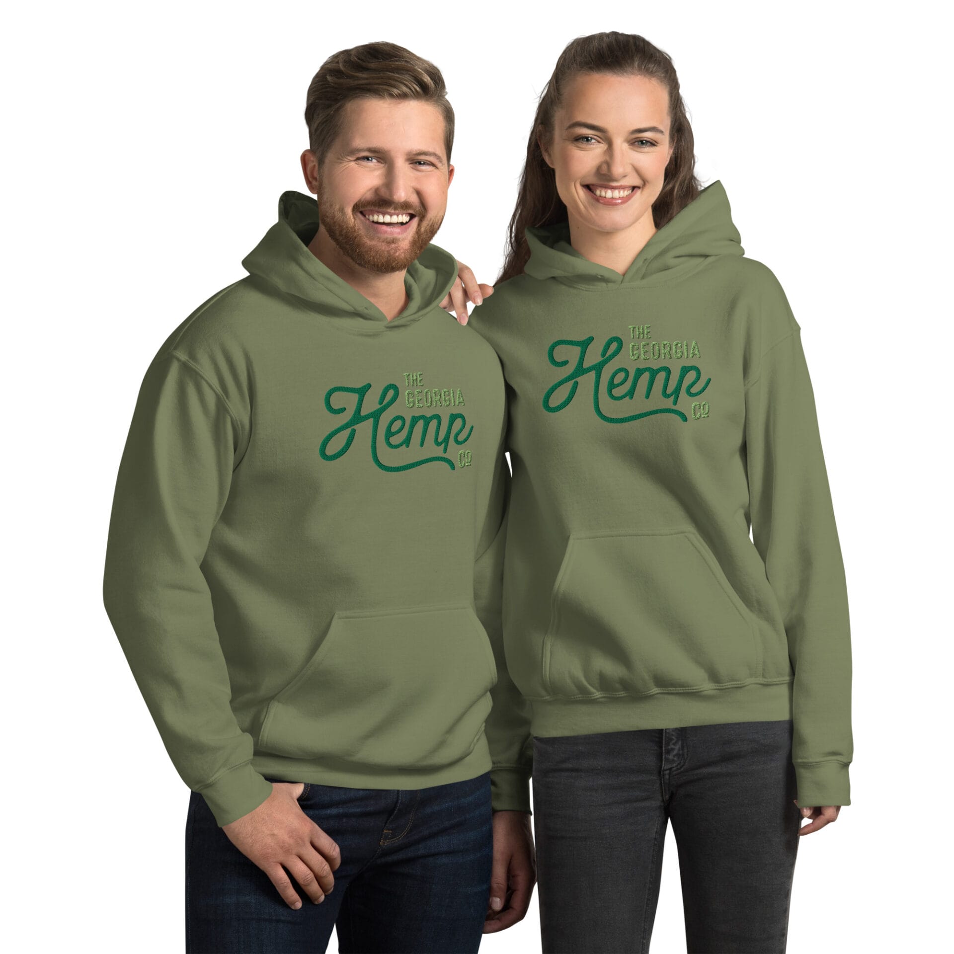 The Georgia Hemp Company Embroidered Unisex Hoodie