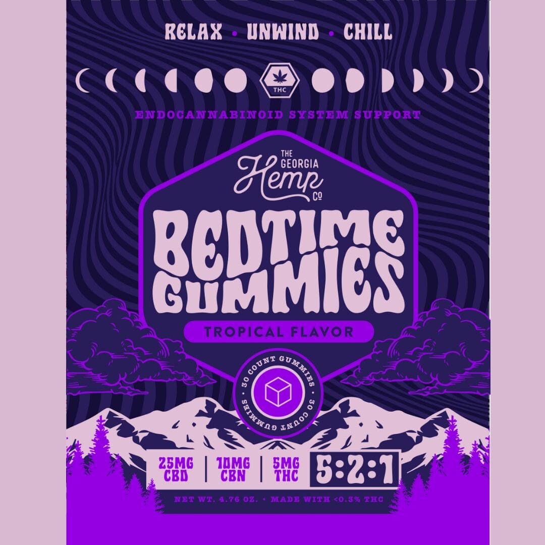 Find Your Path to Restful Sleep with The Georgia Hemp Company™ CBN Bedtime Sleep Gummies