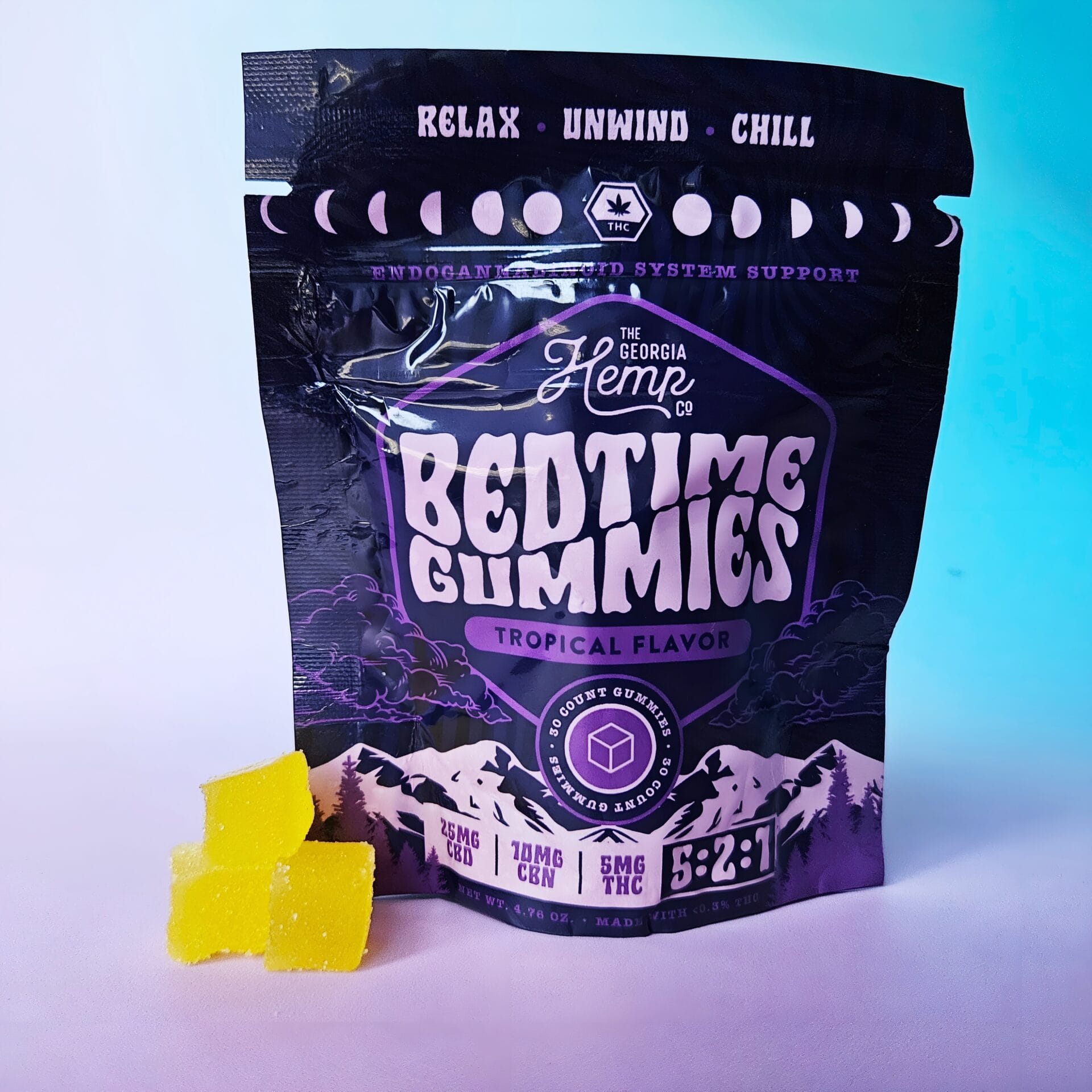 Enhance Your Sleep Routine with The Georgia Hemp Company™ CBN Bedtime Sleep Gummies