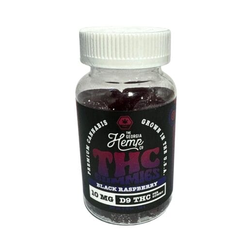 10mg Delta 9 Gummies • Black Raspberry