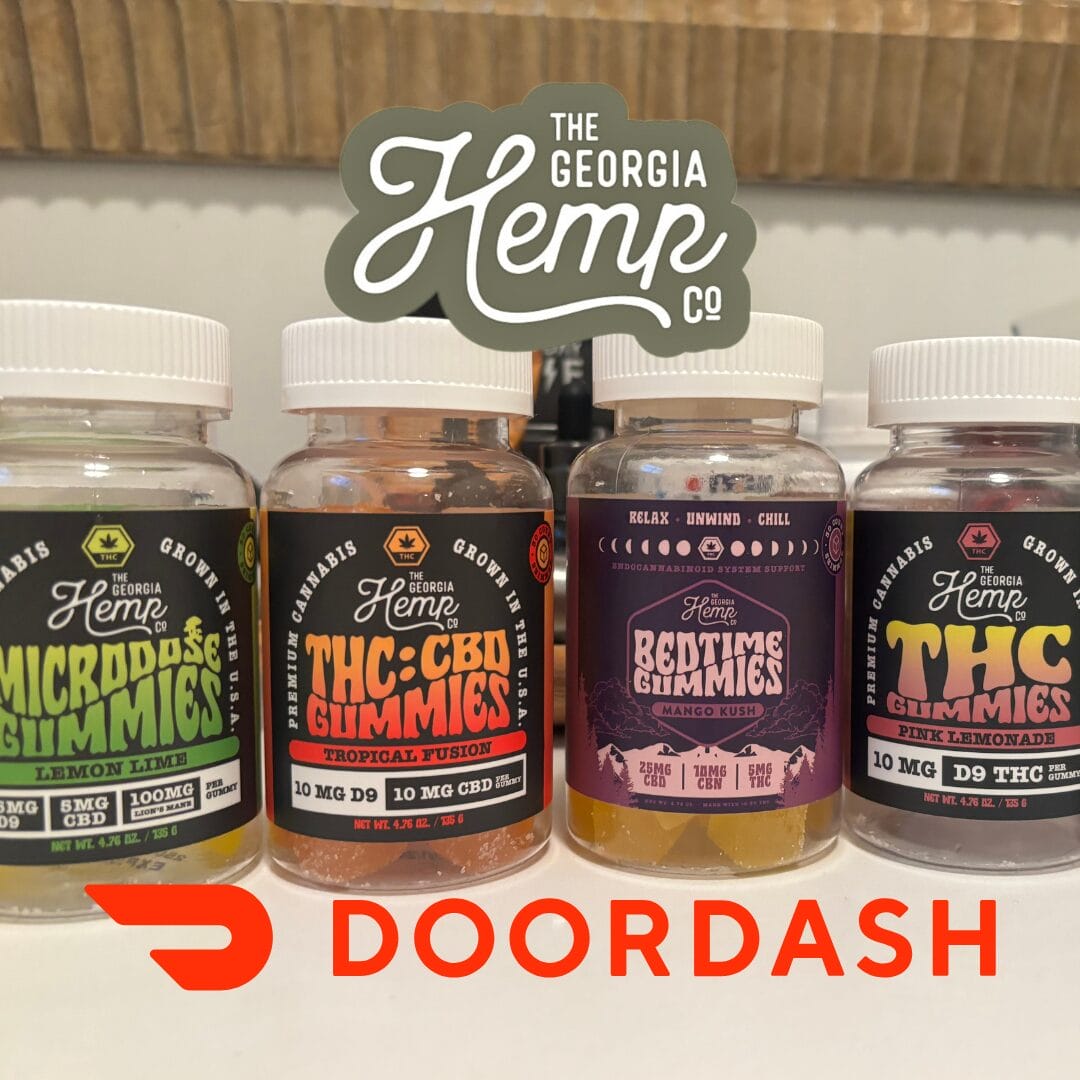 The Georgia Hemp Company™ Now Available on DoorDash – CBD & THC Delivered to Your Door!