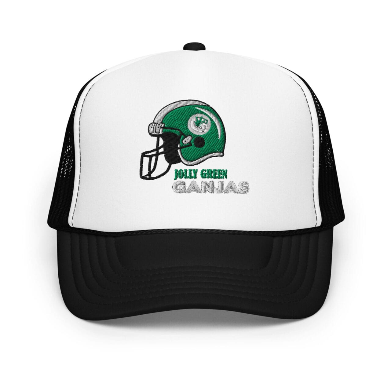 Jolly Green Ganjas Foam trucker hat