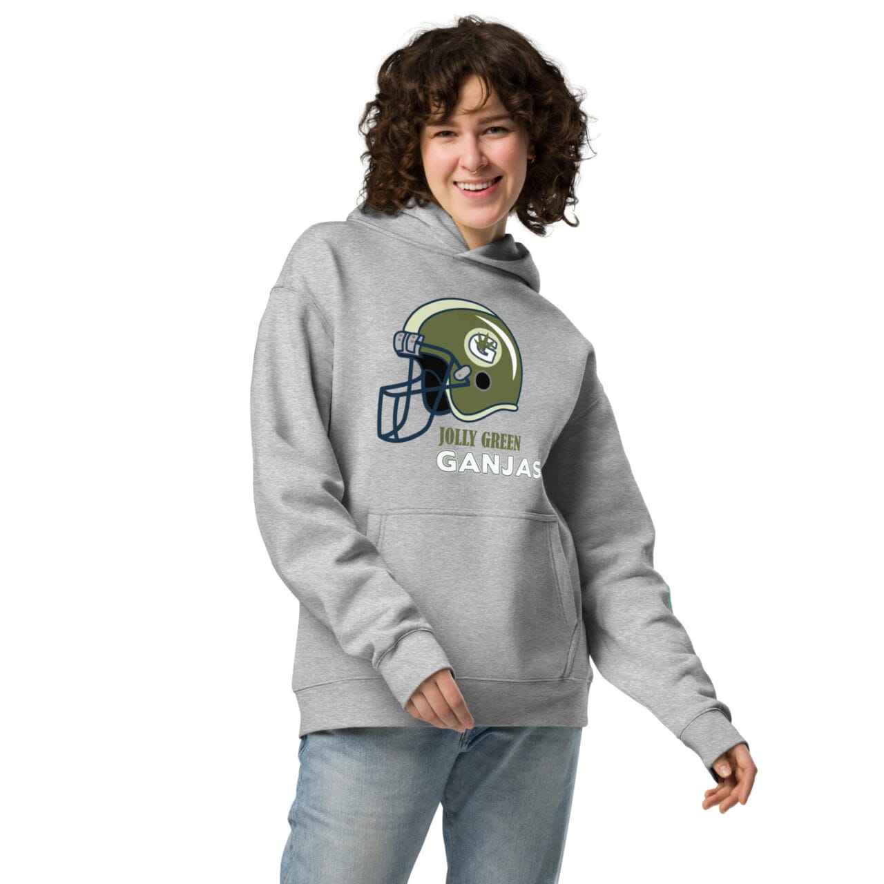 Jolly Green Ganjas Unisex oversized hoodie