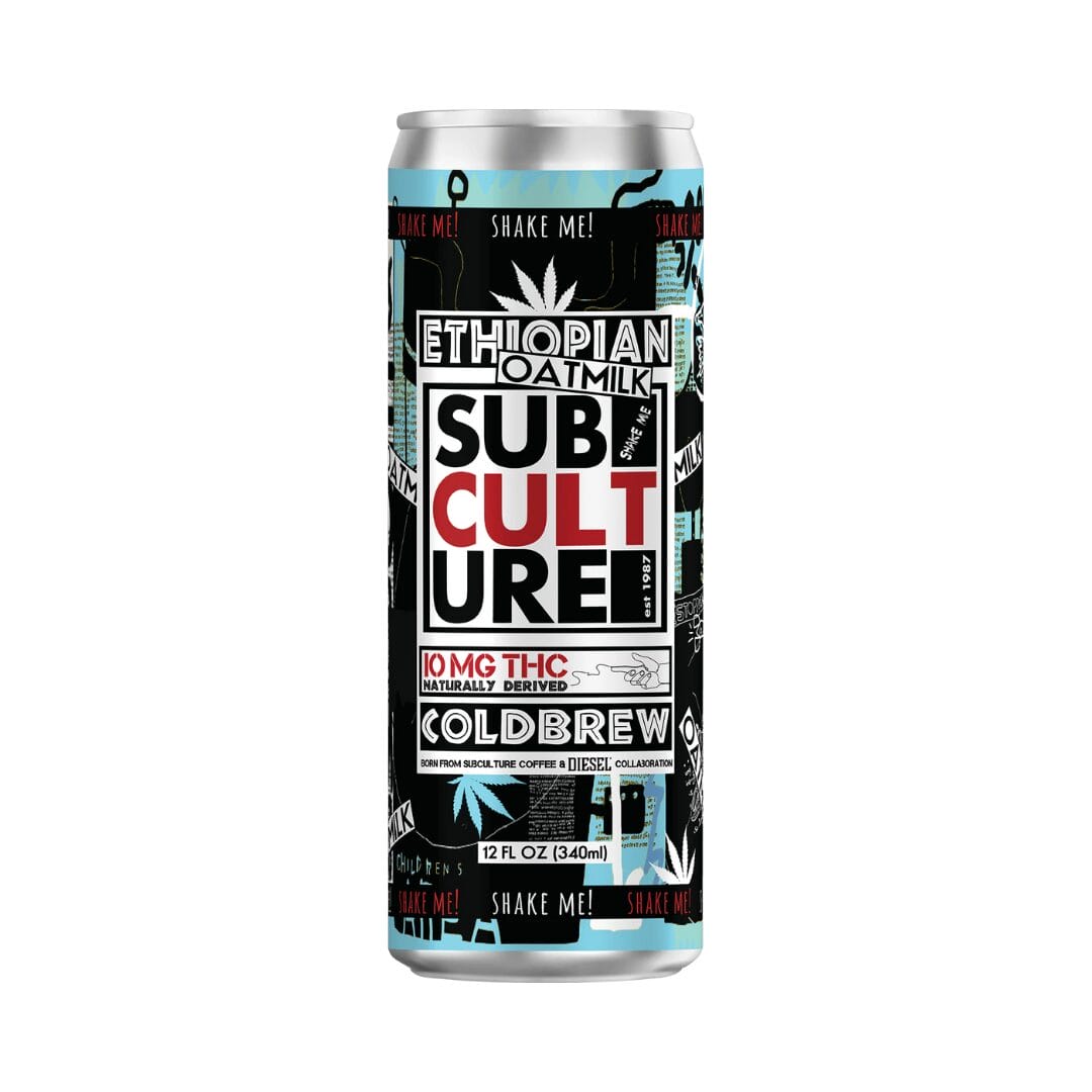 SubCulture THC-Infused Cold Brew with Oat Milk 5mg THC—4-pack