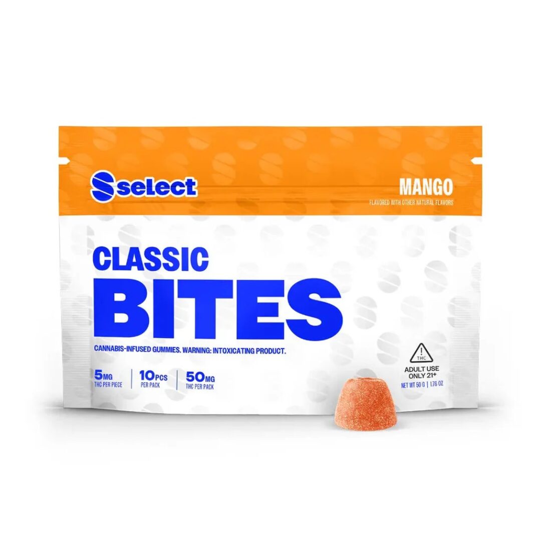 5mg THC Select BITES Classic Mango 10ct Gummies