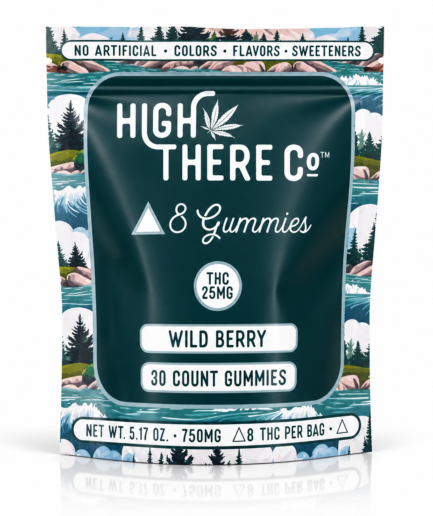 Delta 8 Gummies • 25mg THC • Wild Berry