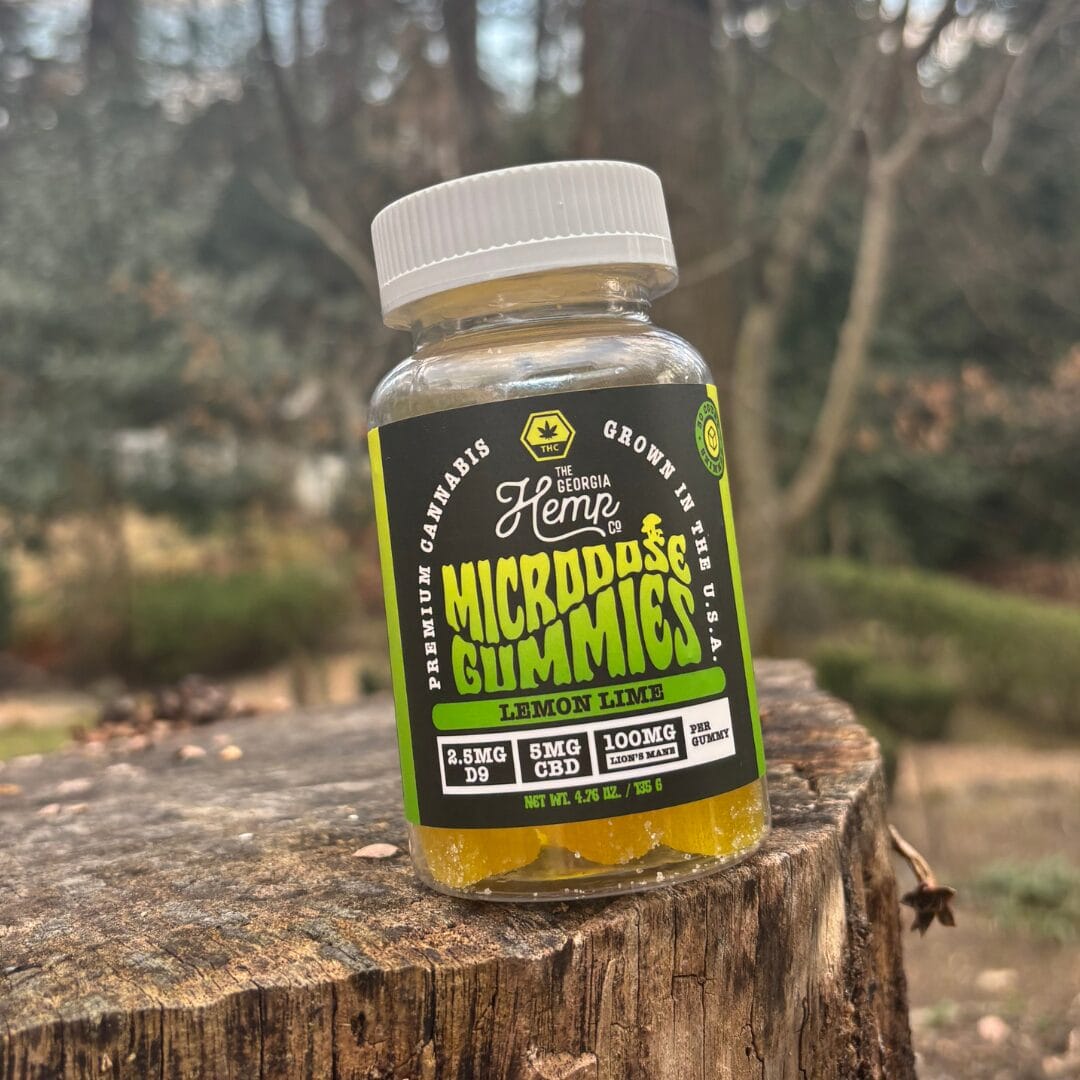 Microdose Gummies - Lemon Lime 100mg Lions Mane + 2.5mg THC + 5mg CBD 30ct - Image 4