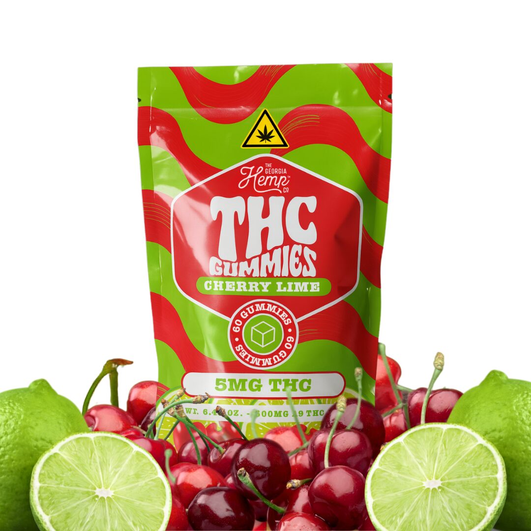THC Gummies • 5mg THC • Cherry Lime • 60ct