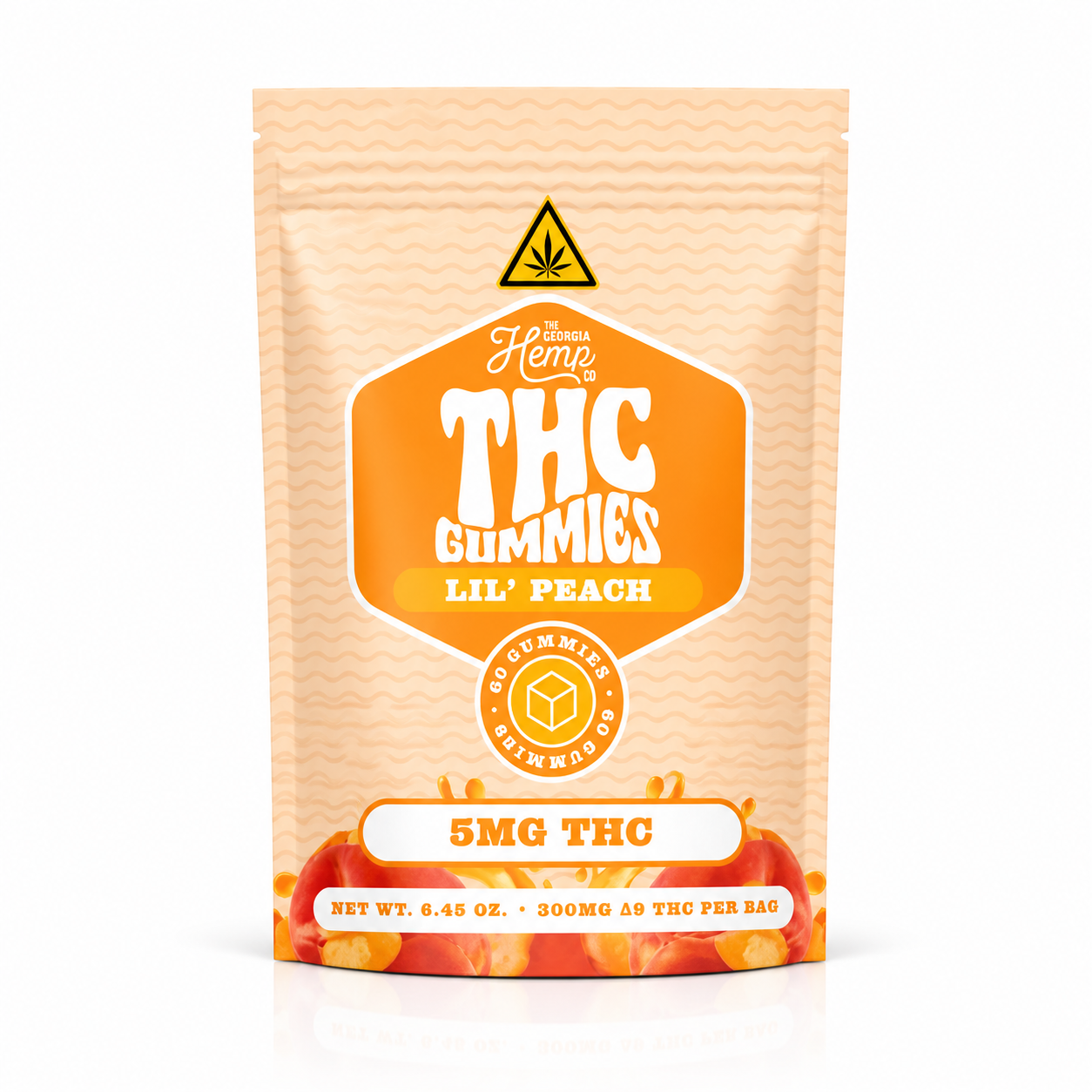 THC Gummies • 5mg ∆9 • Lil' Peach