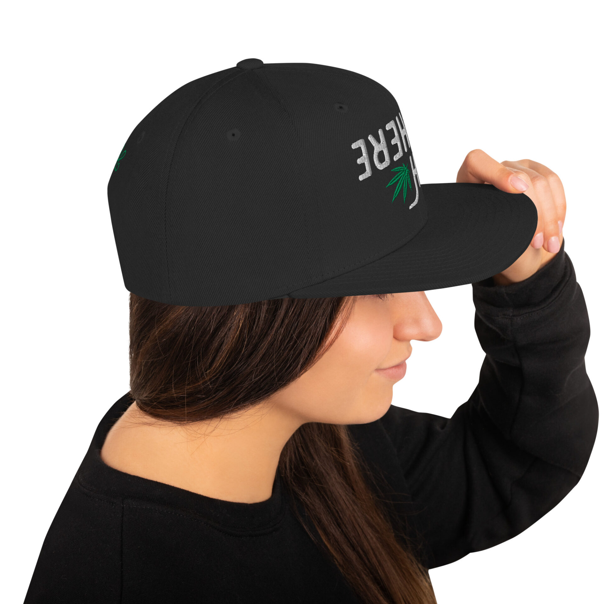 High There Upside Down Snapback Hat - Image 8