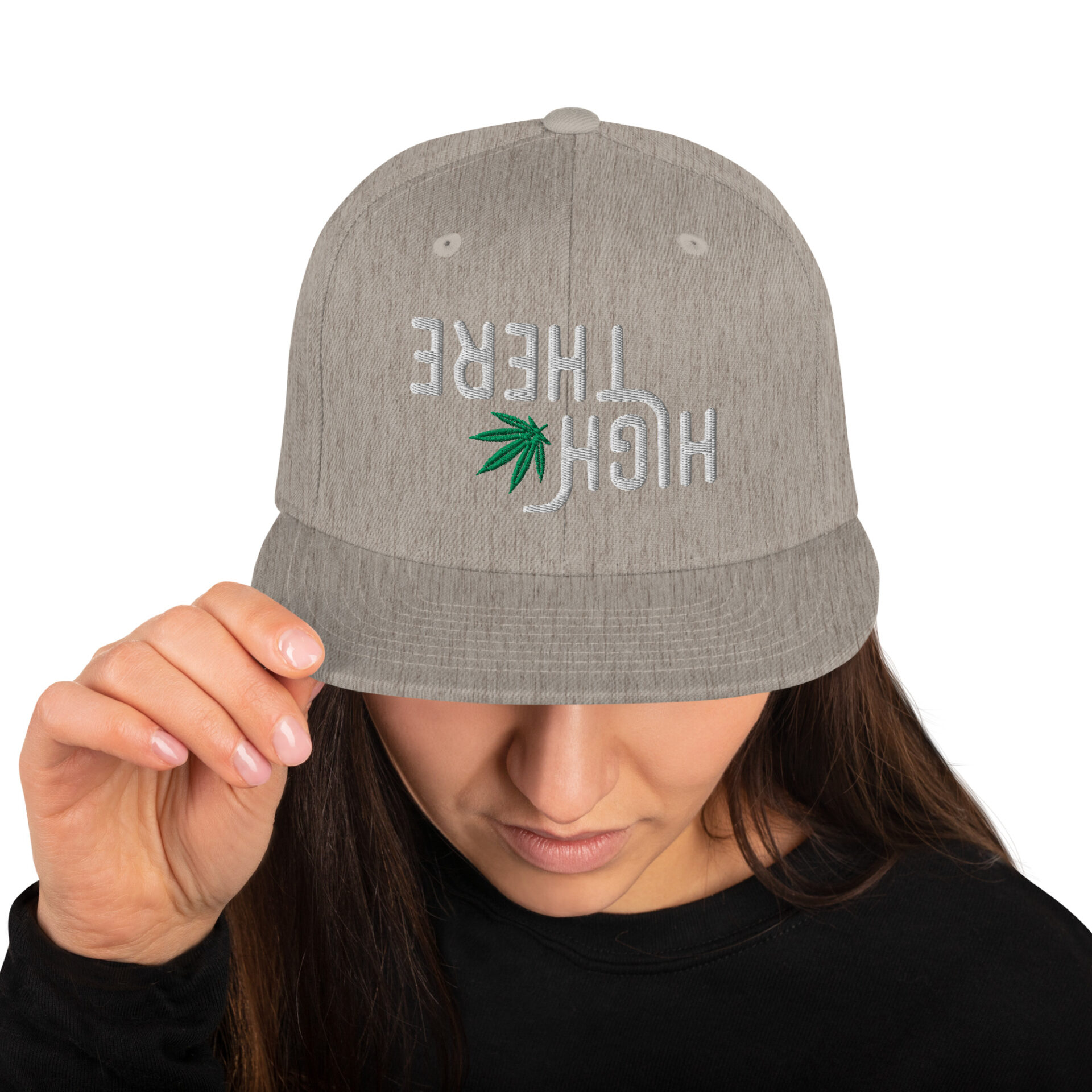 High There Upside Down Snapback Hat - Image 28