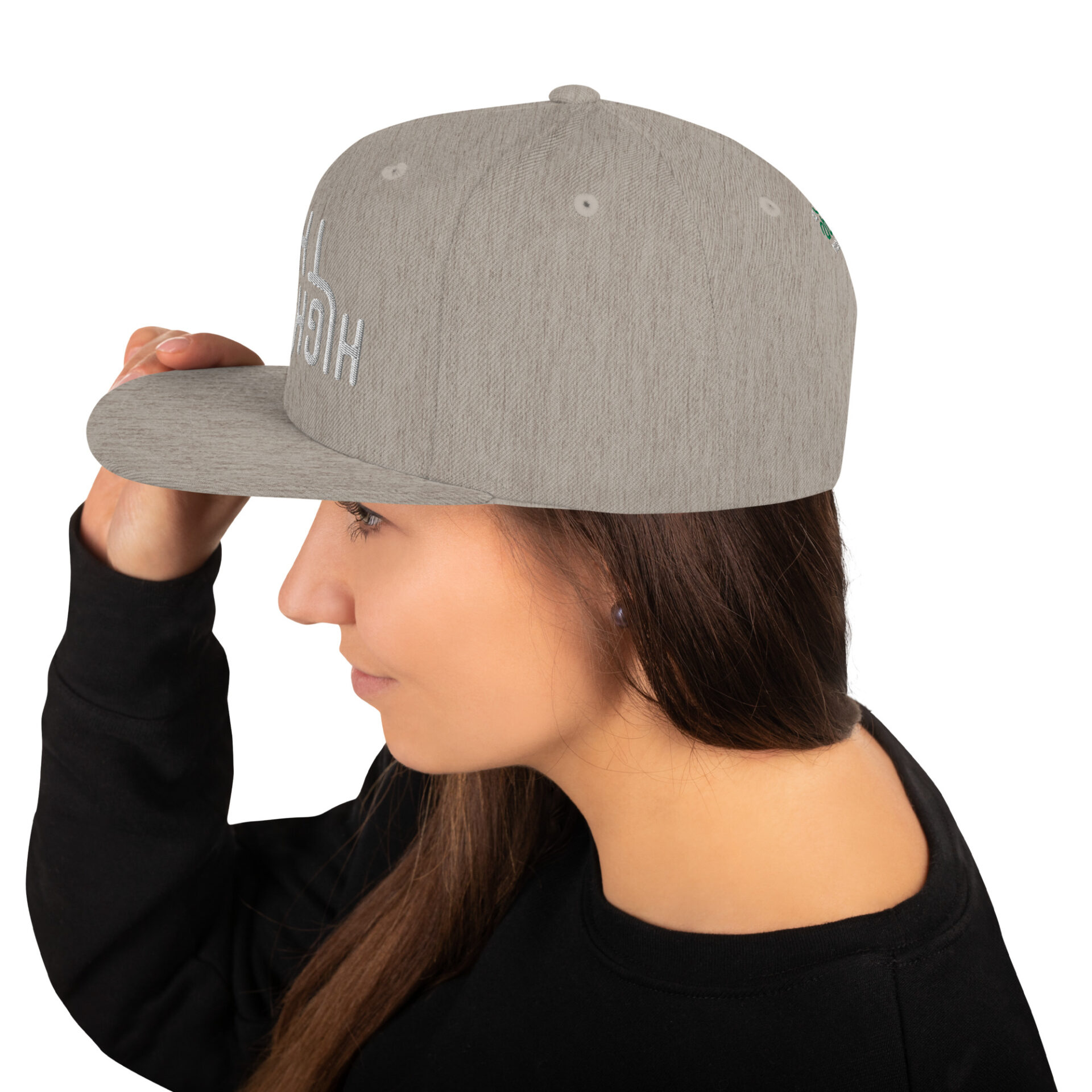 High There Upside Down Snapback Hat - Image 30