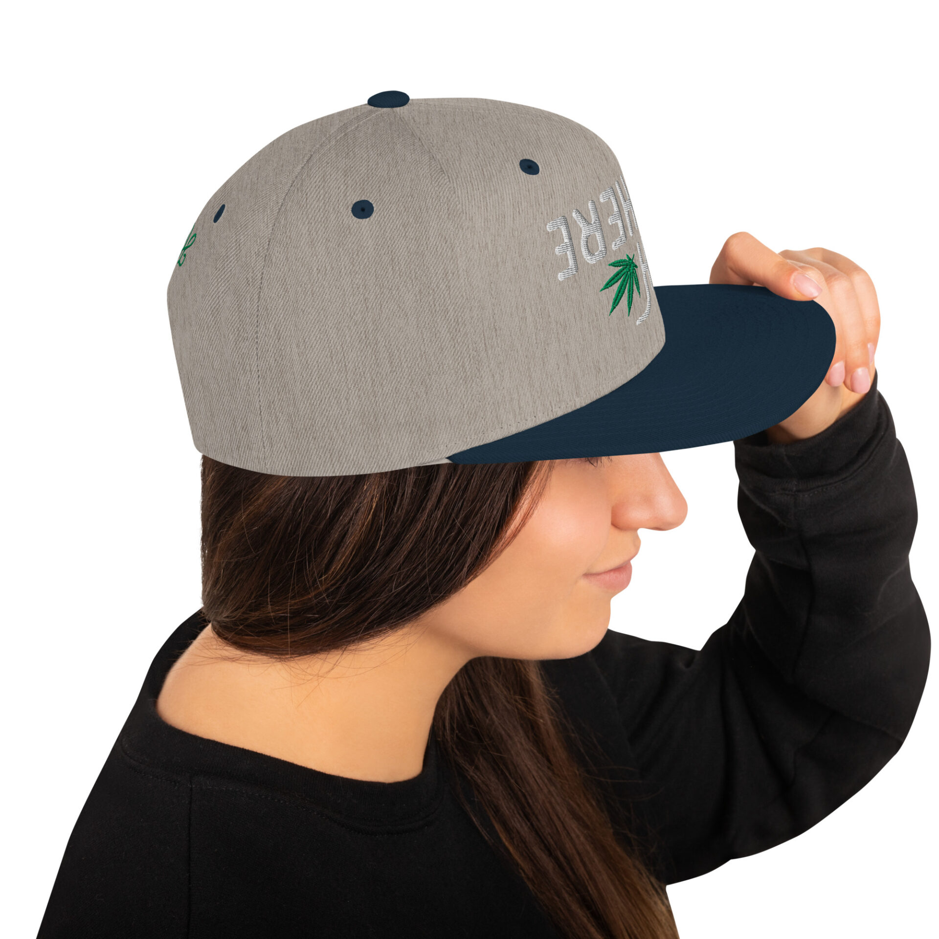 High There Upside Down Snapback Hat - Image 24
