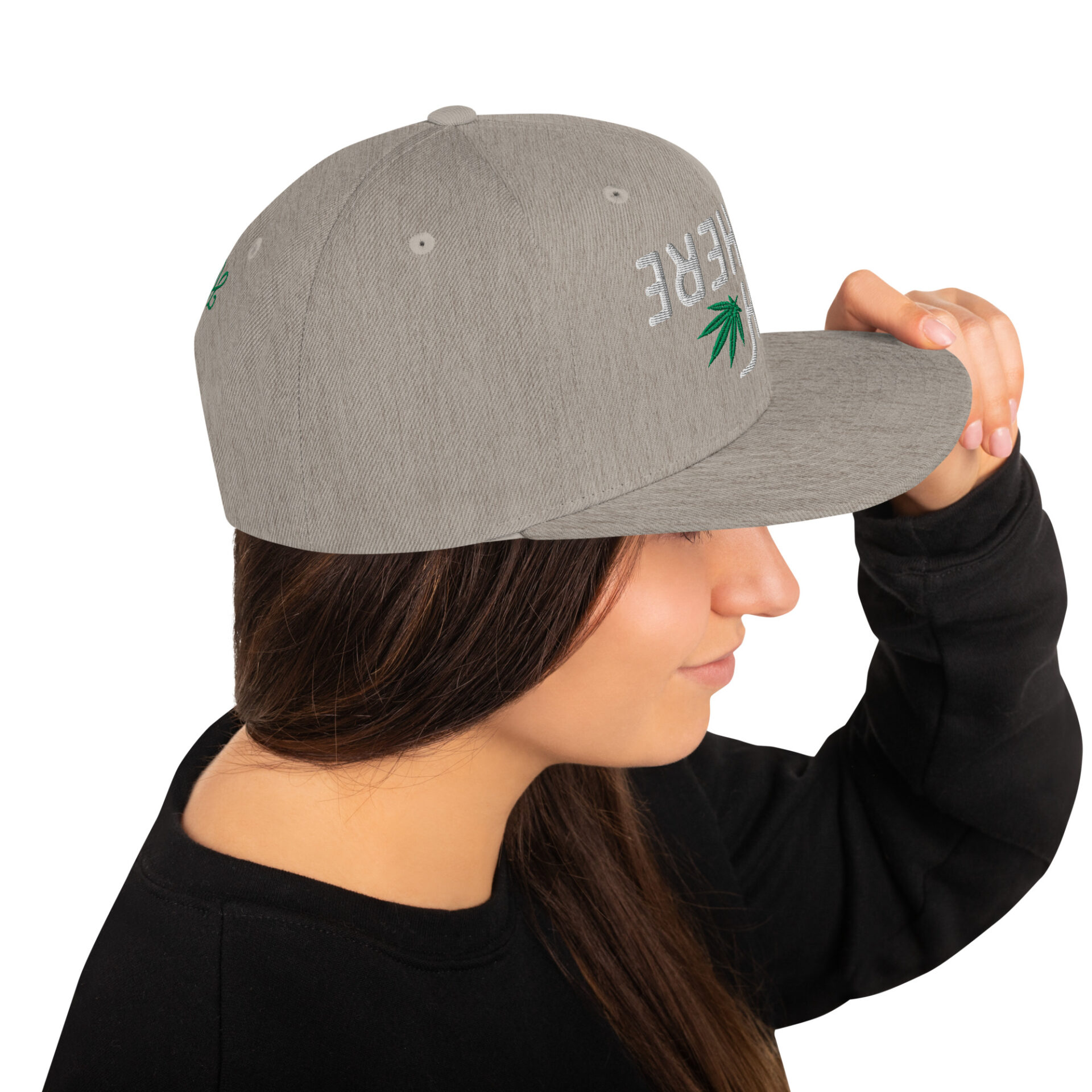 High There Upside Down Snapback Hat - Image 31