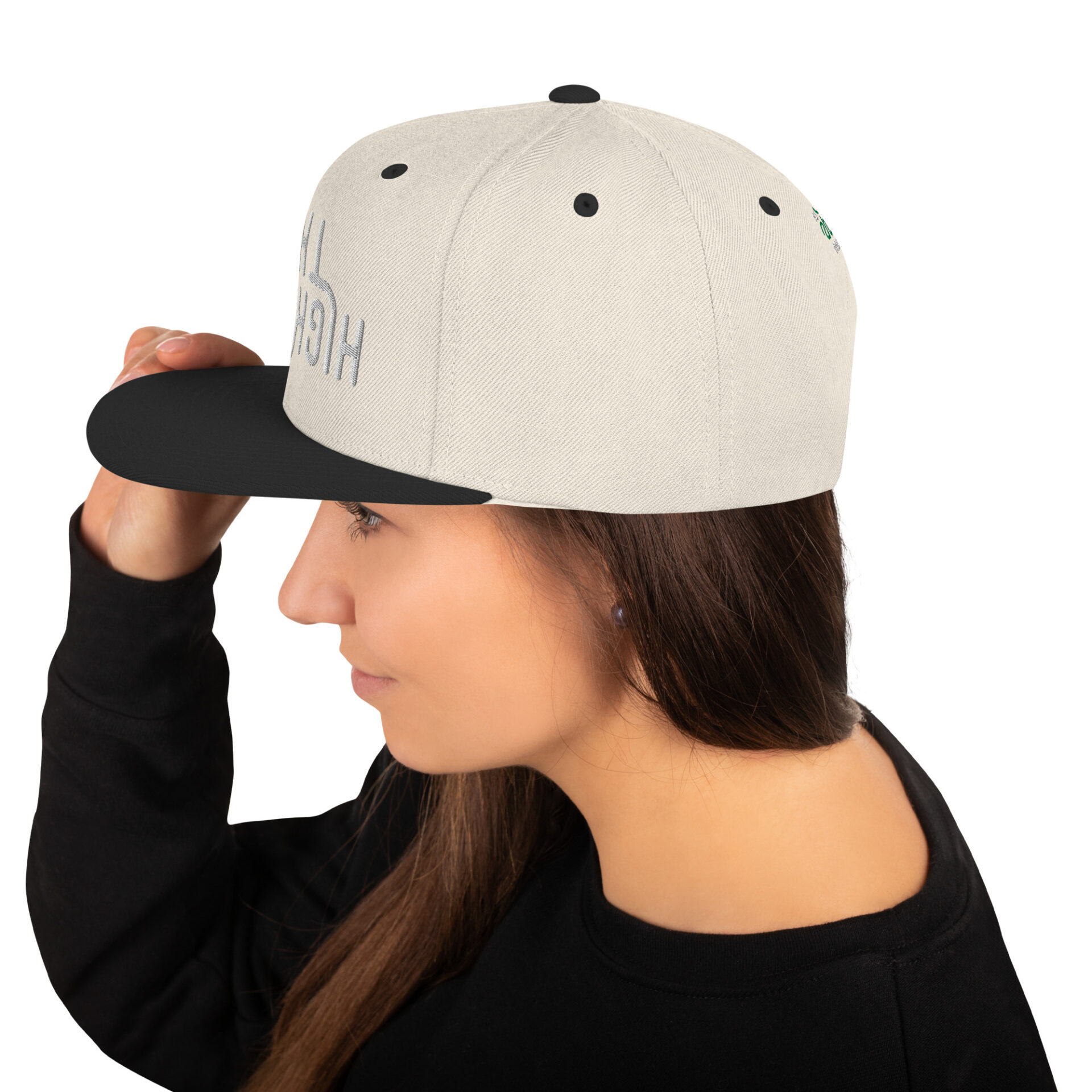High There Upside Down Snapback Hat - Image 34