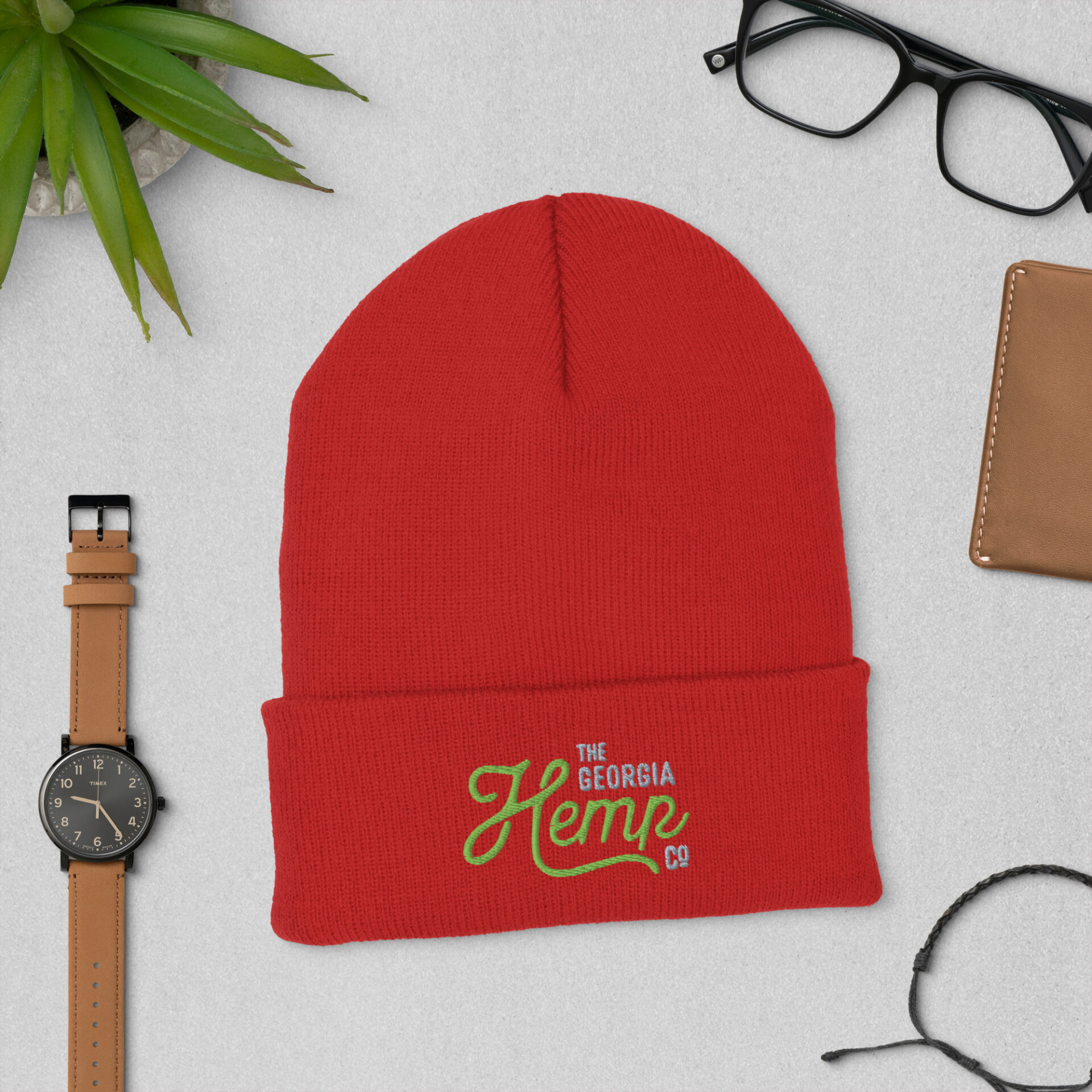 Georgia Hemp Company Cuffed Beanie - Image 3
