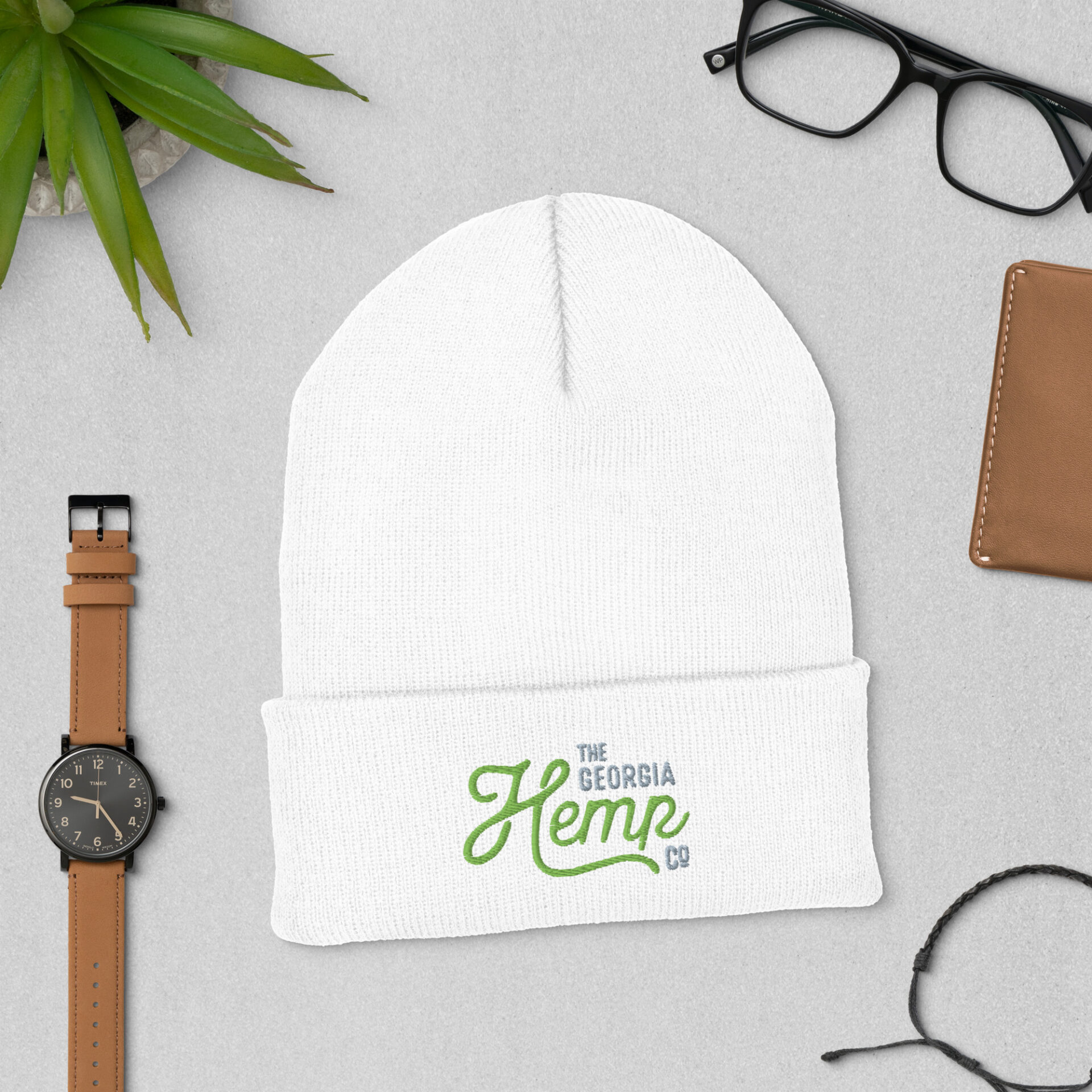 Georgia Hemp Company Cuffed Beanie - Image 5
