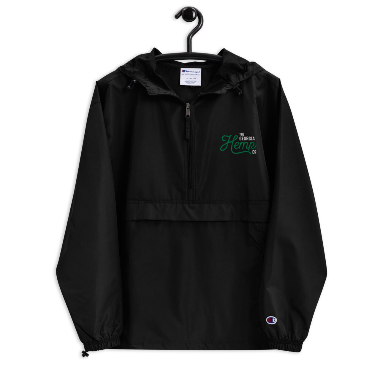 Georgia Hemp Company Embroidered Champion Packable Jacket