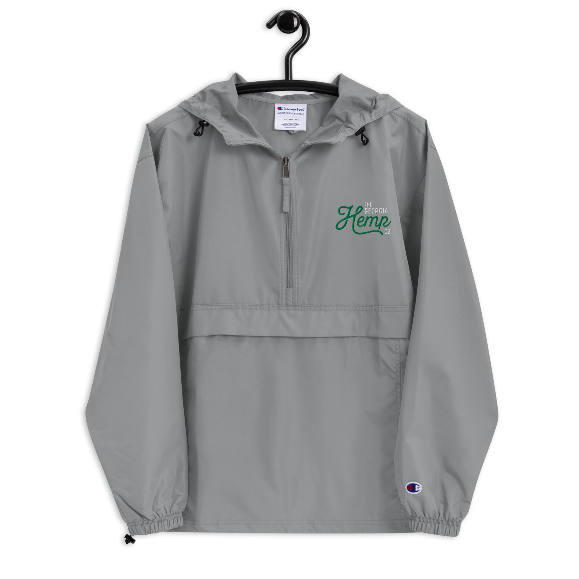Georgia Hemp Company Embroidered Champion Packable Jacket - Image 4