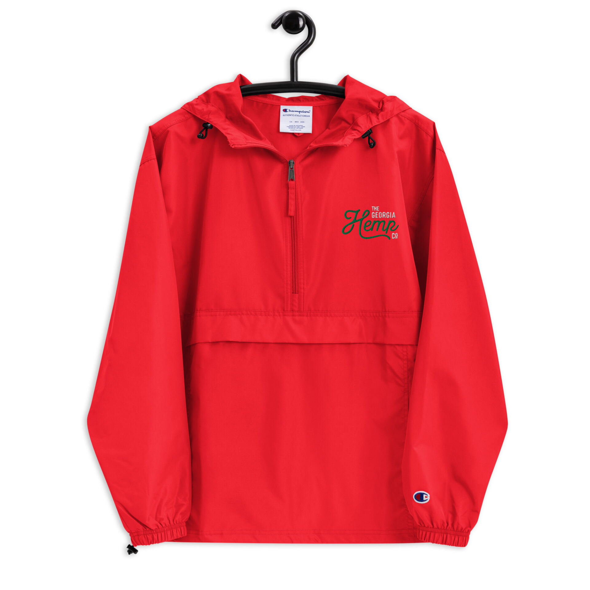 Georgia Hemp Company Embroidered Champion Packable Jacket - Image 3