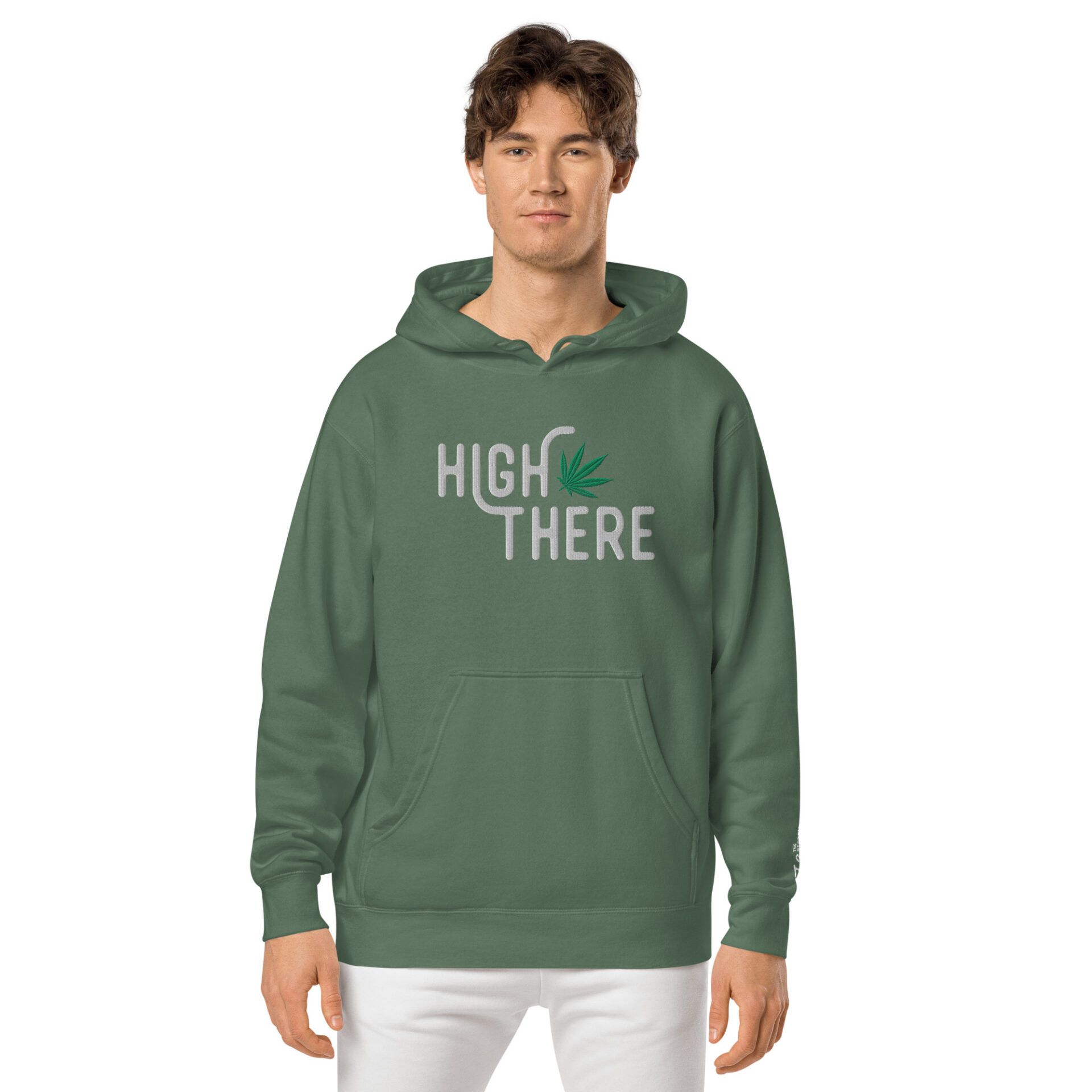 High There Unisex pigment-dyed hoodie - Image 10