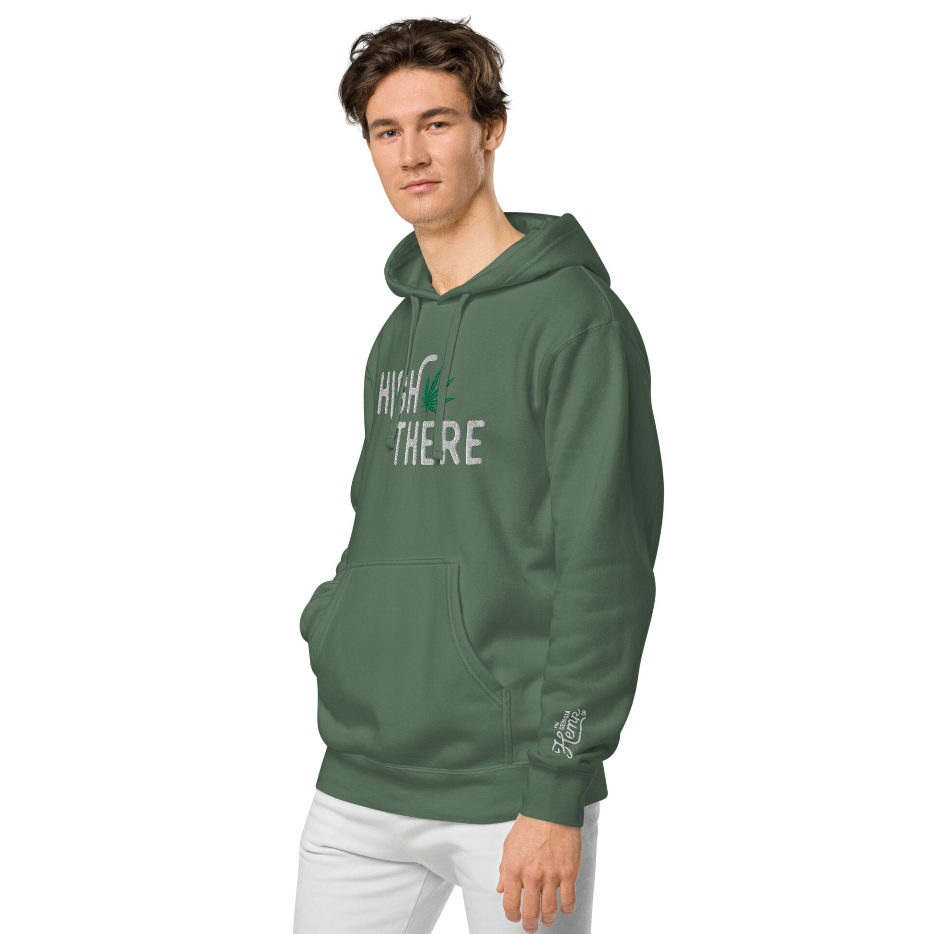 High There Unisex pigment-dyed hoodie - Image 16