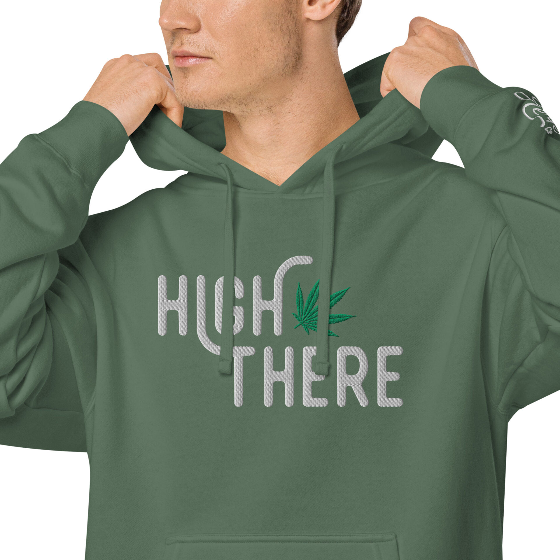 High There Unisex pigment-dyed hoodie - Image 15