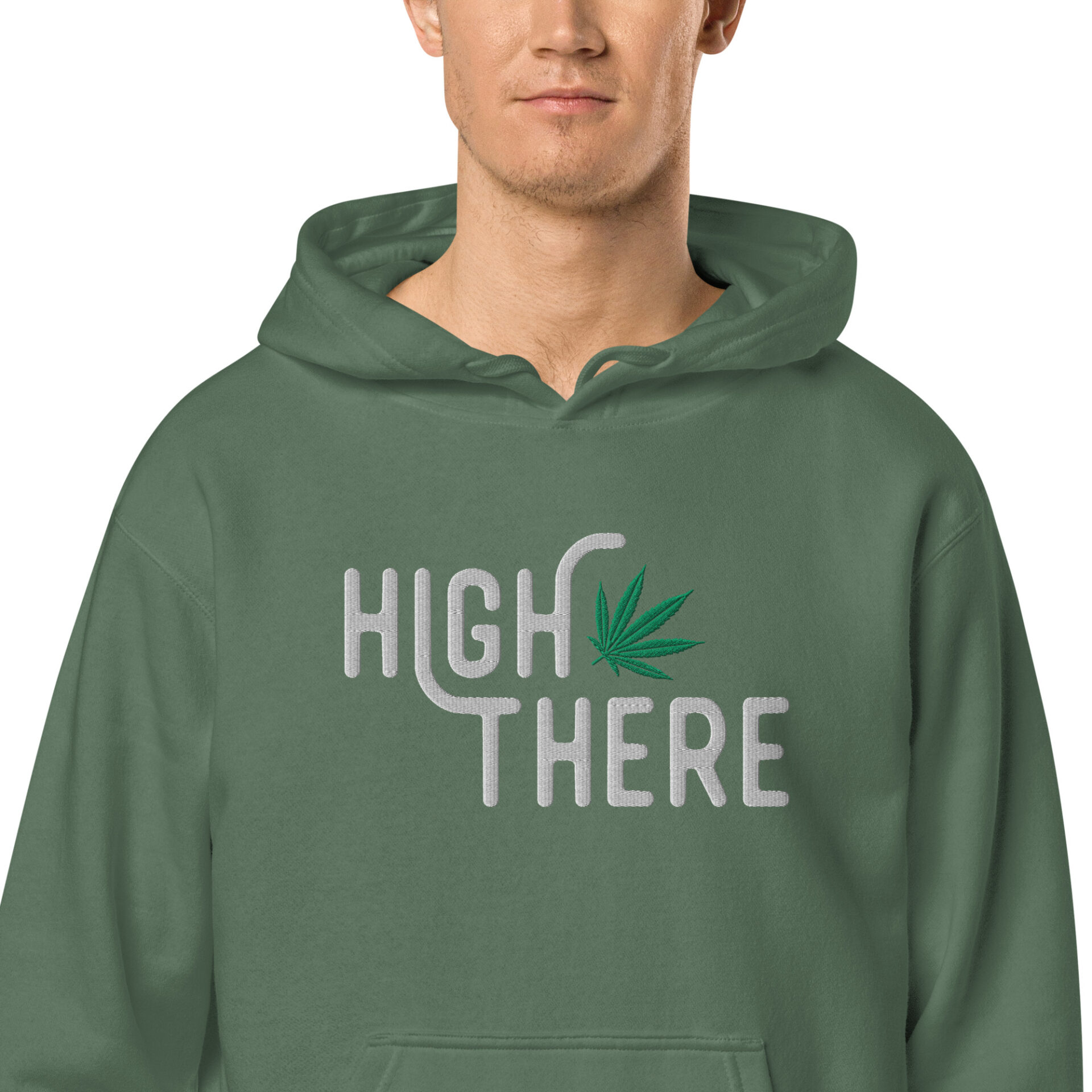 High There Unisex pigment-dyed hoodie - Image 11