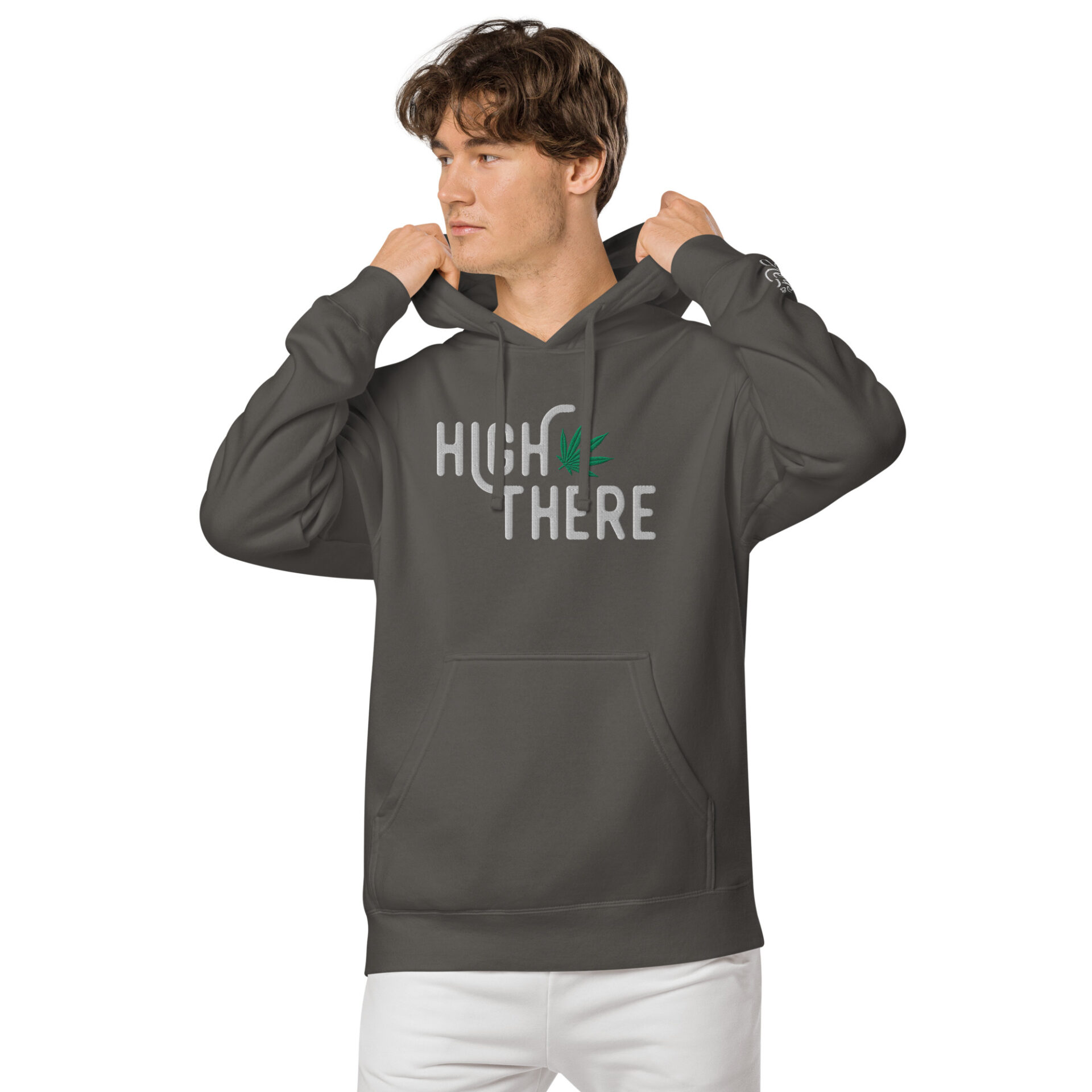 High There Unisex pigment-dyed hoodie - Image 7