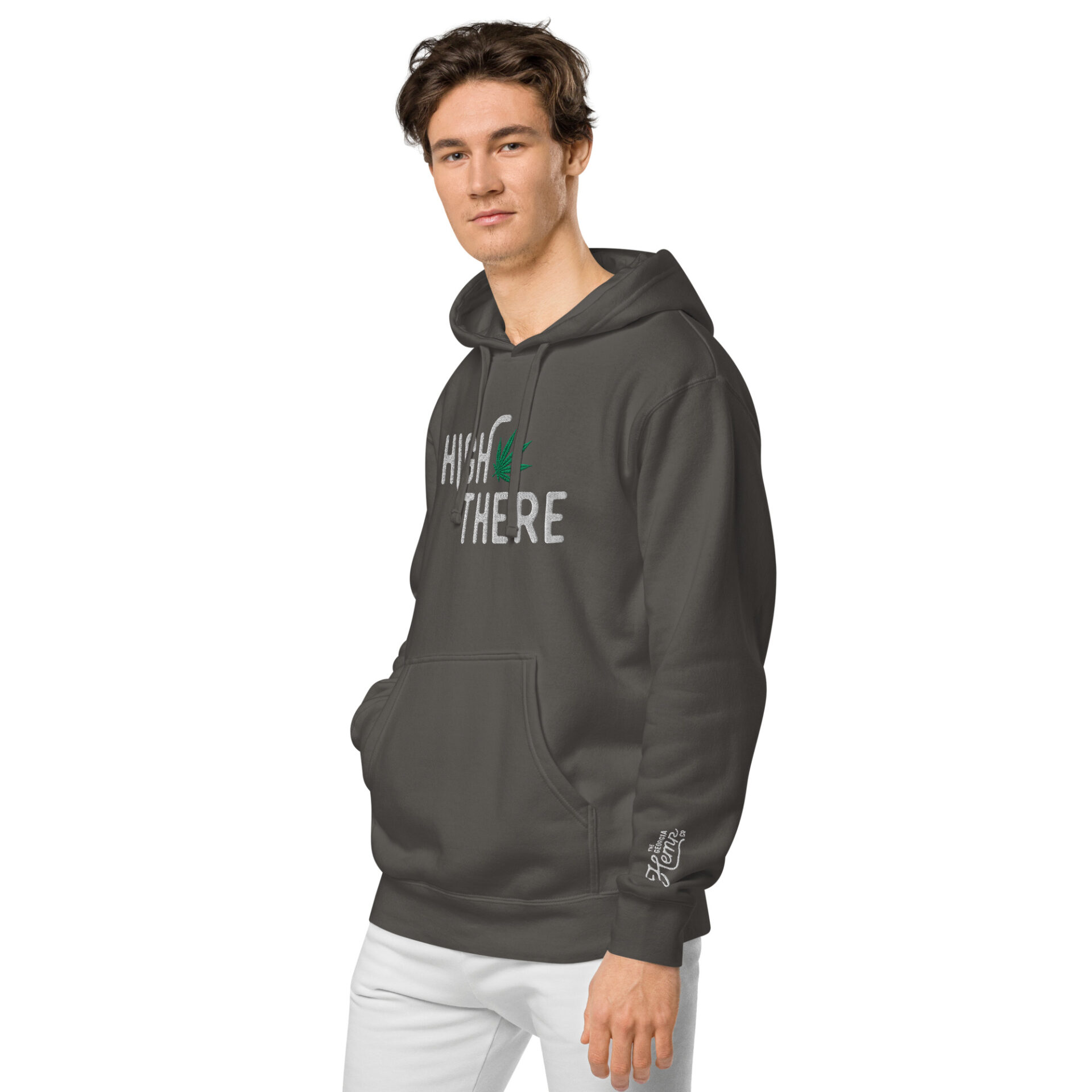 High There Unisex pigment-dyed hoodie - Image 9
