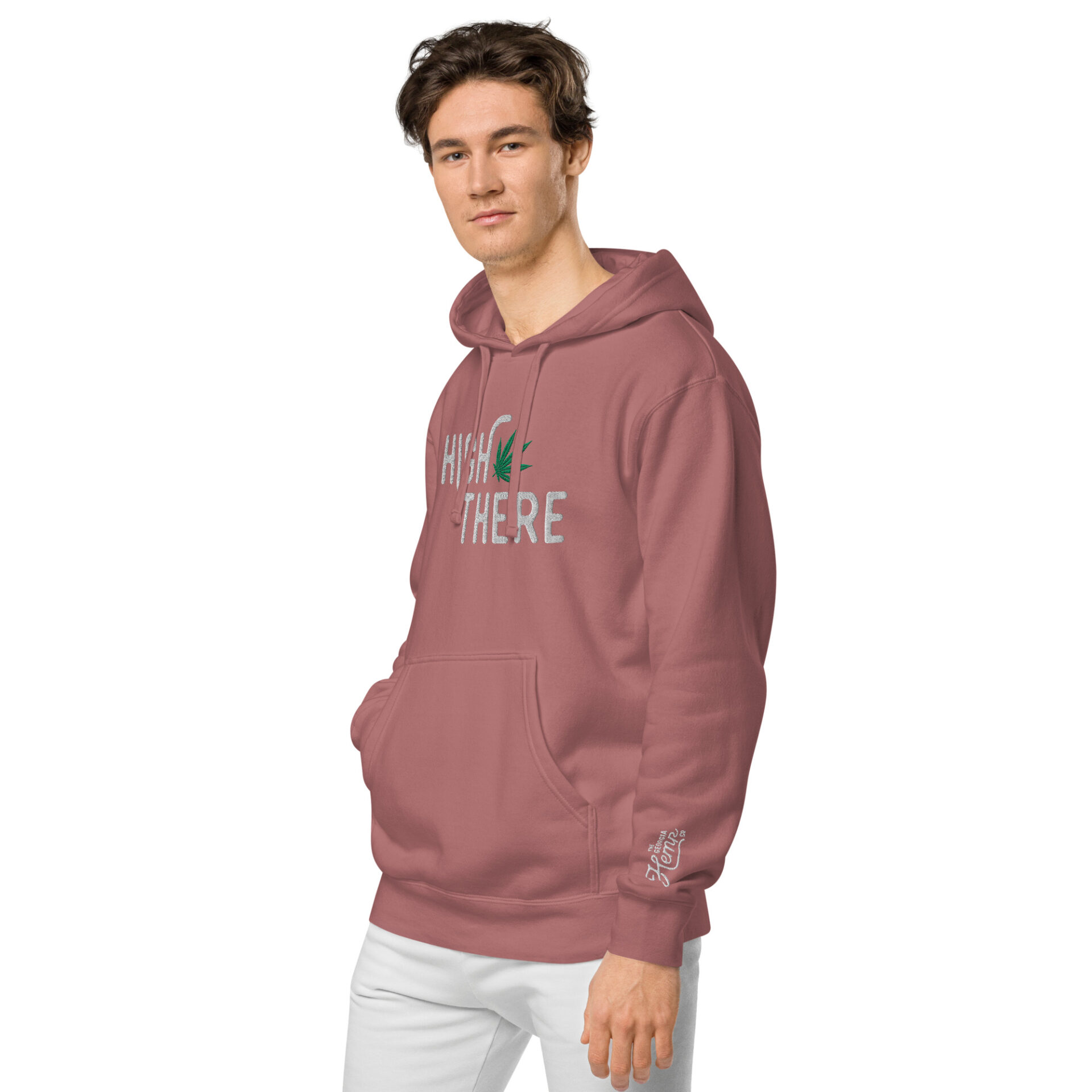 High There Unisex pigment-dyed hoodie - Image 23