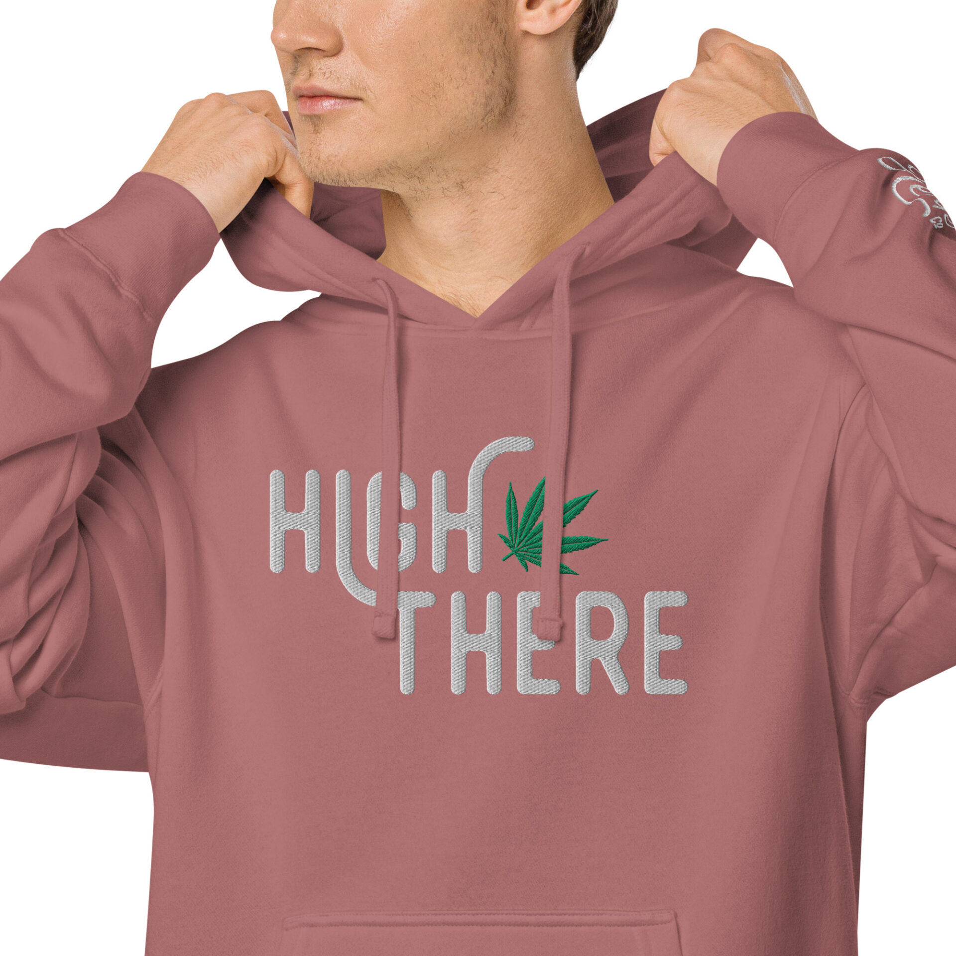 High There Unisex pigment-dyed hoodie - Image 22