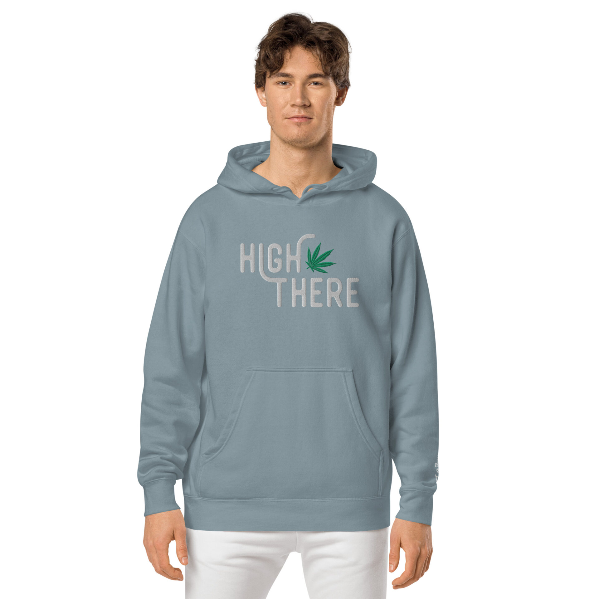High There Unisex pigment-dyed hoodie - Image 24