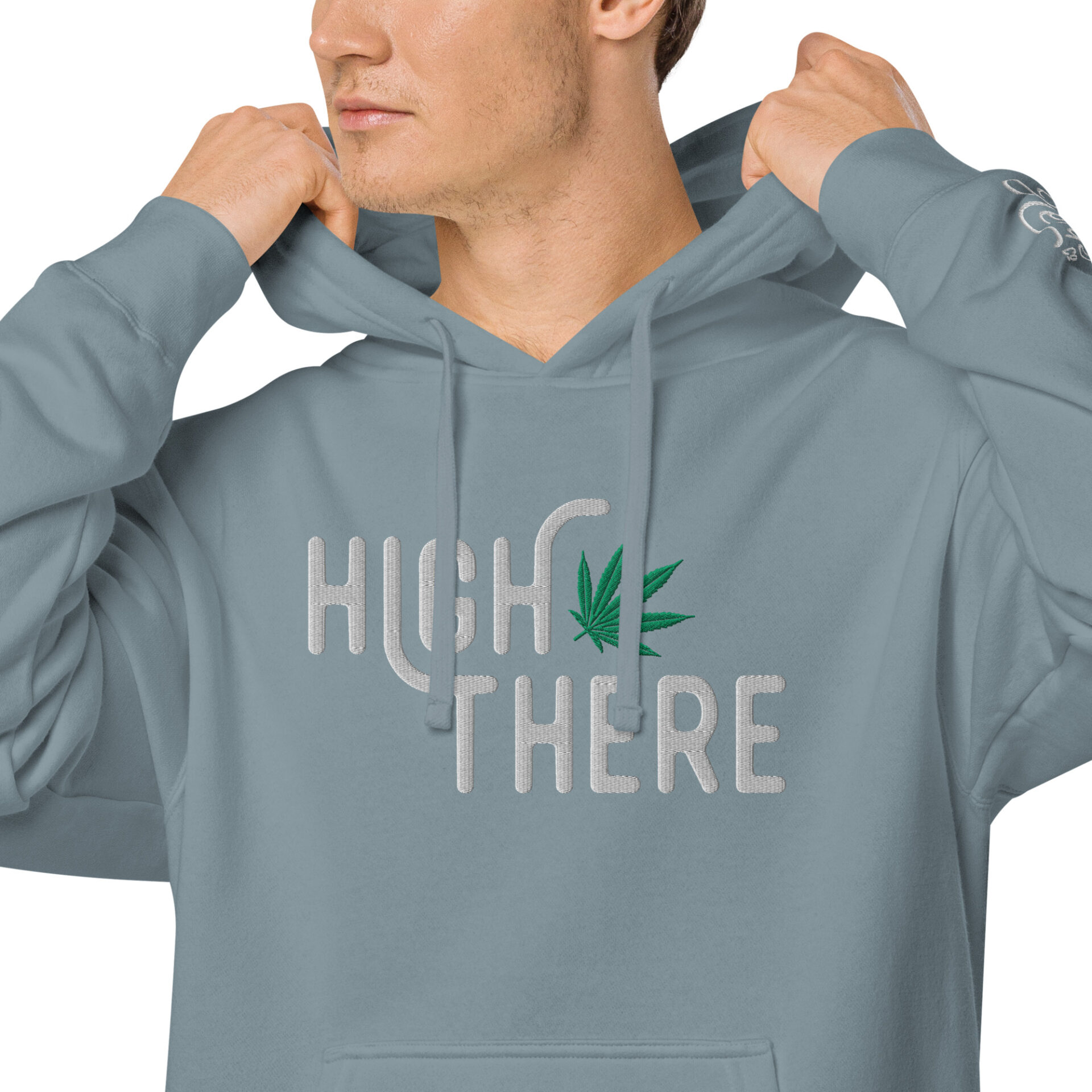 High There Unisex pigment-dyed hoodie - Image 29
