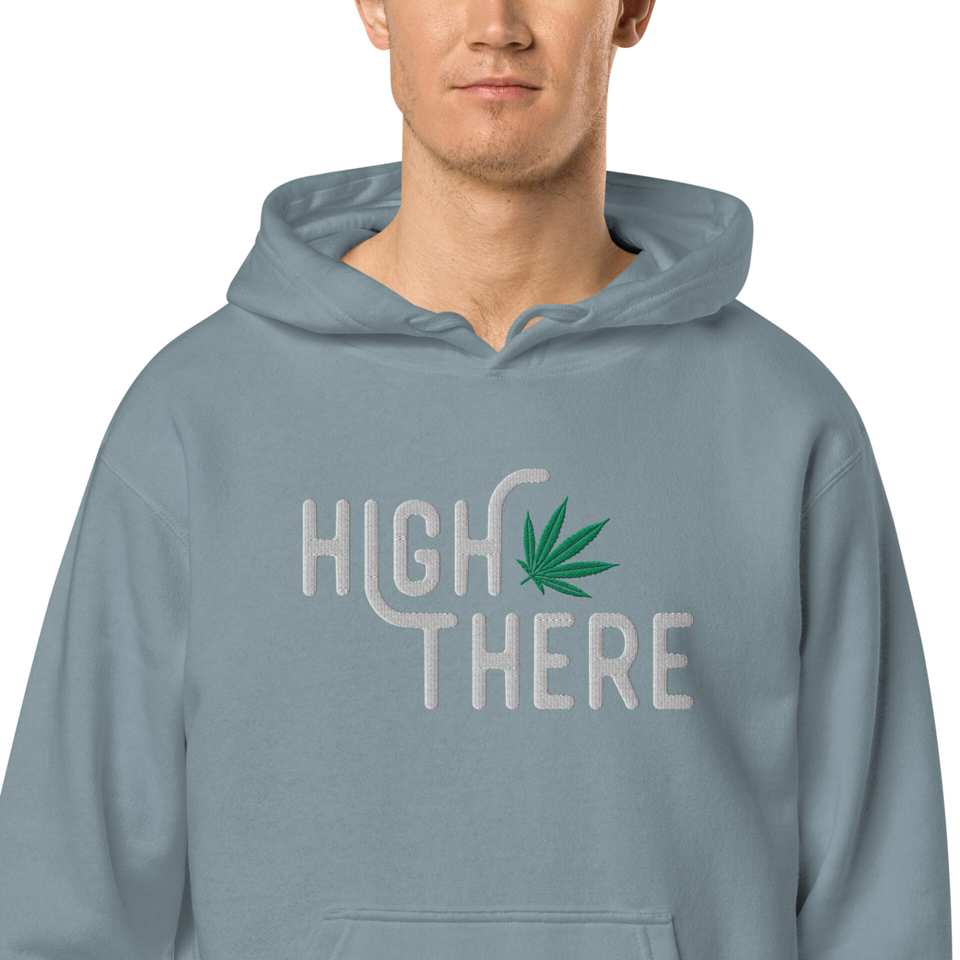 High There Unisex pigment-dyed hoodie - Image 25