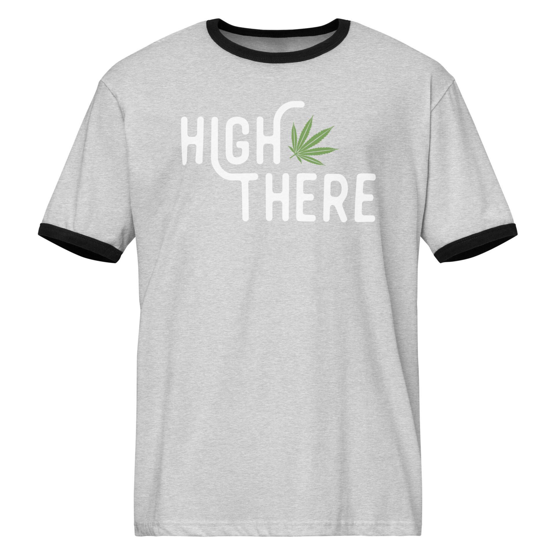 High There Unisex ringer t-shirt - Image 2