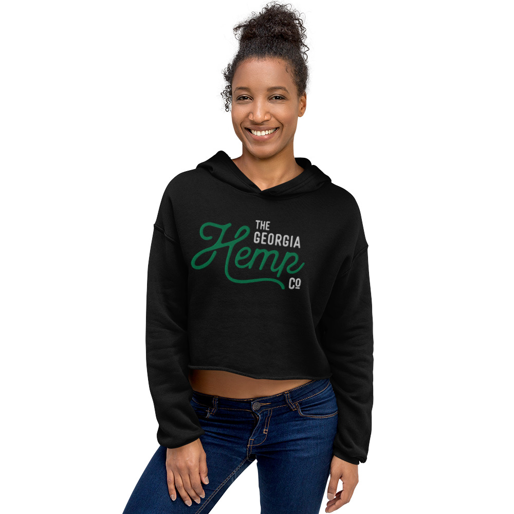 Georgia Hemp Company Crop Hoodie - Image 2